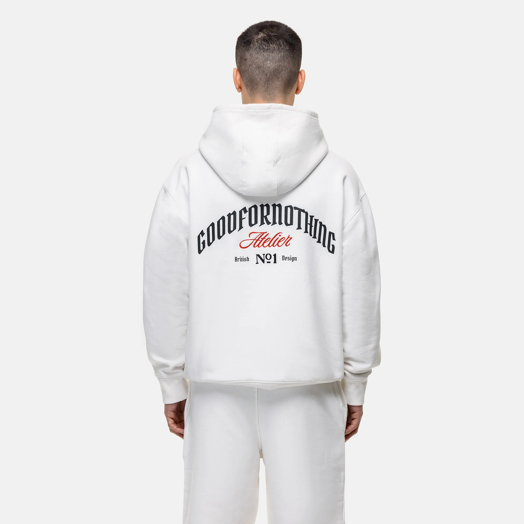 Antiquity Off White Vintage Hoodie - Image 2