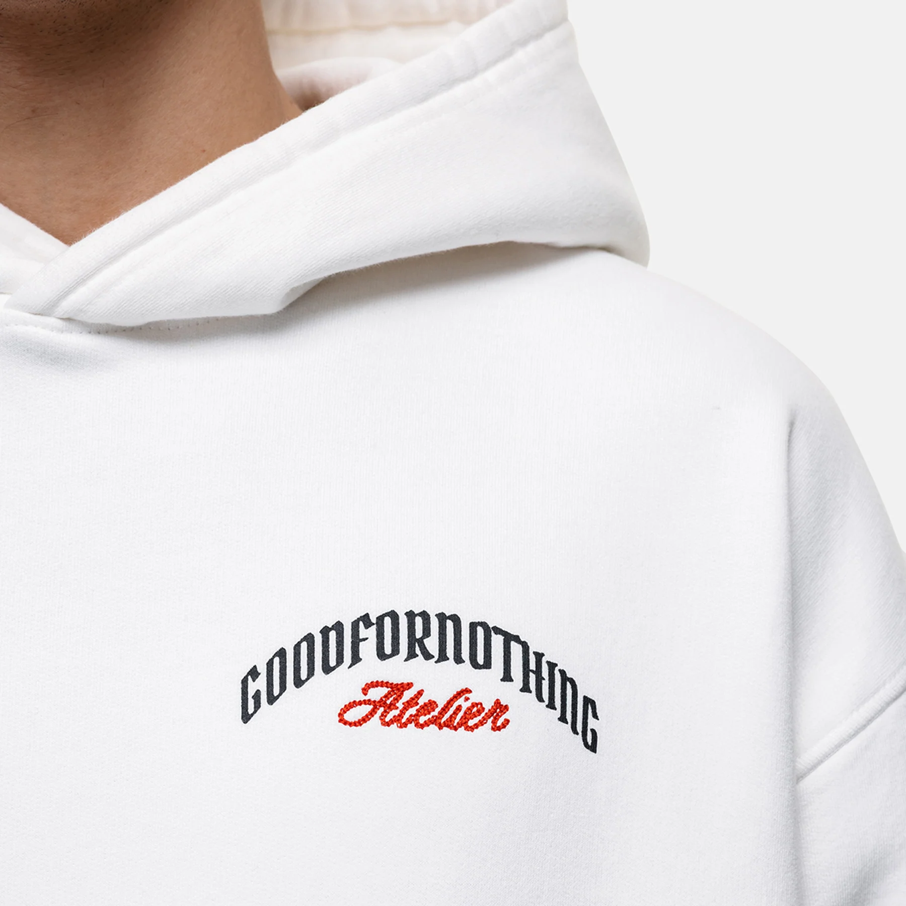 Antiquity Off White Vintage Hoodie - Image 3