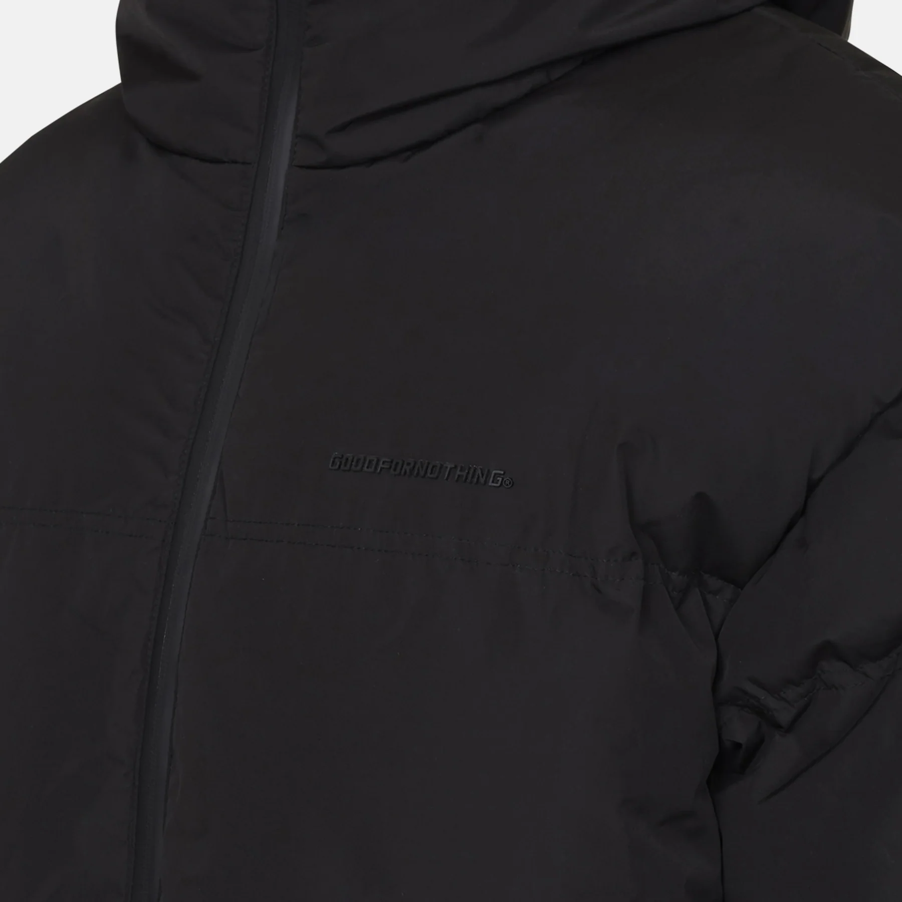 Arctic Matte Black Puffer Jacket - Image 3