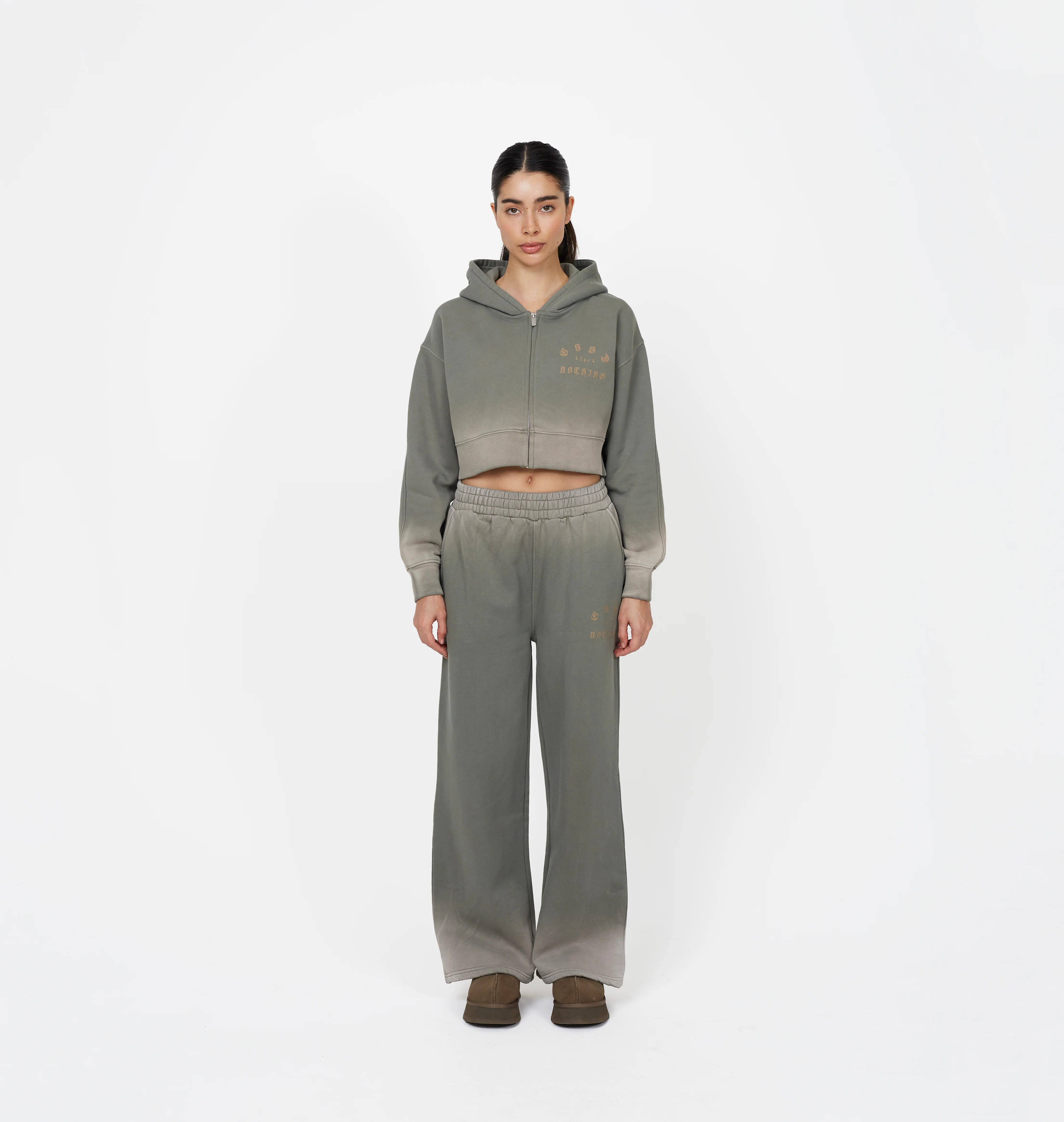 Sprayed Cali Green Baggy Jogger - Image 3