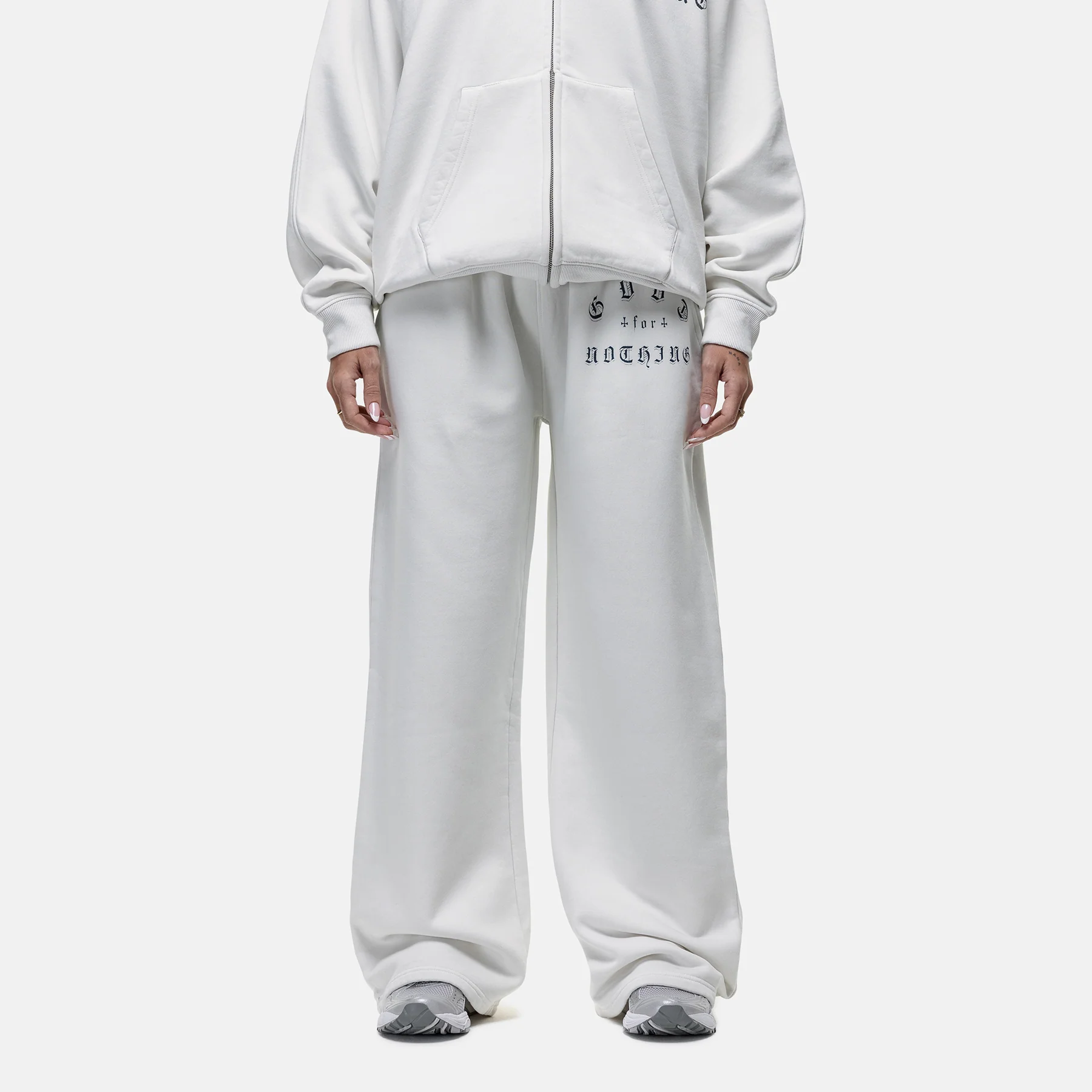 Sprayed Cali Off White Baggy Jogger