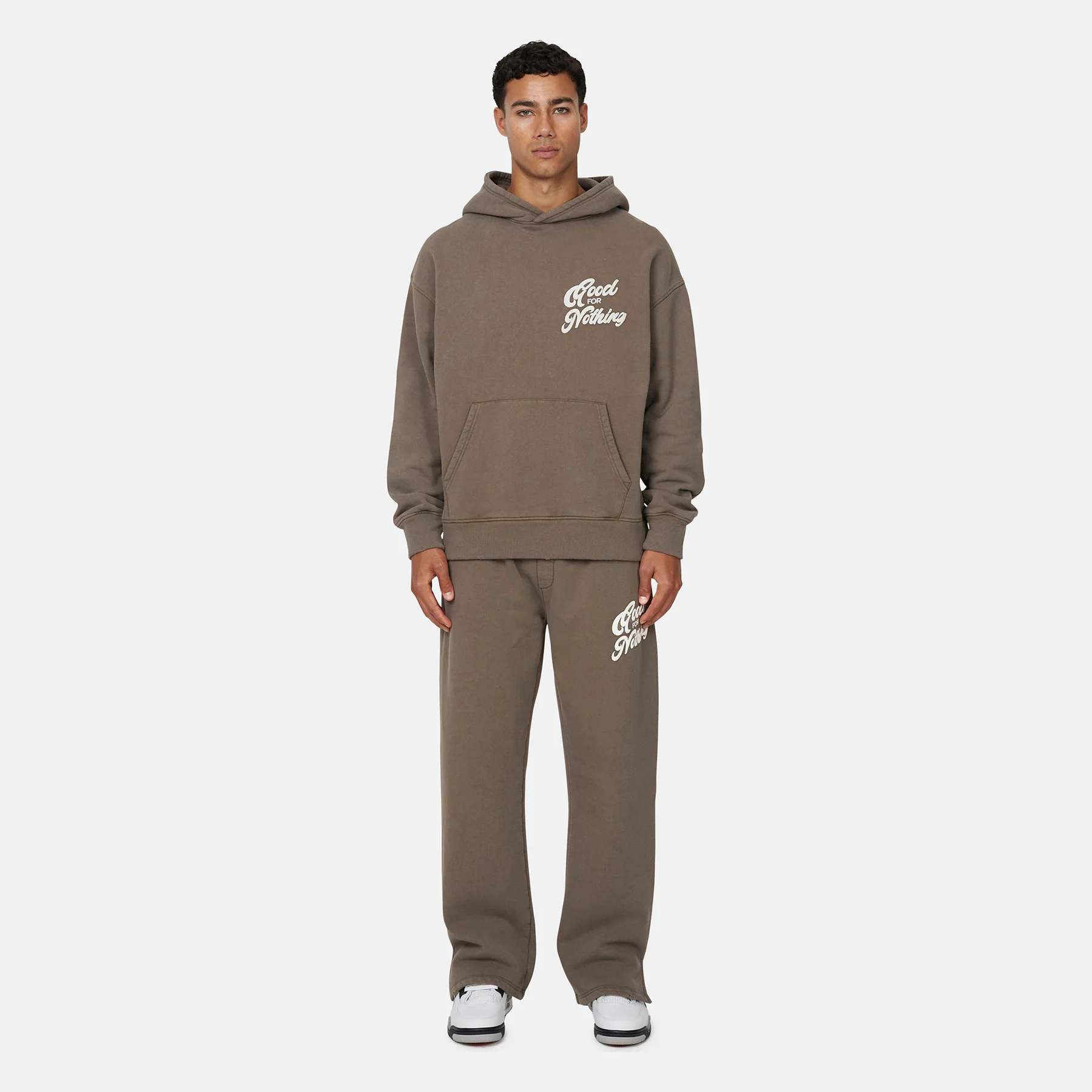 Authentic Taupe Hoodie - Image 3