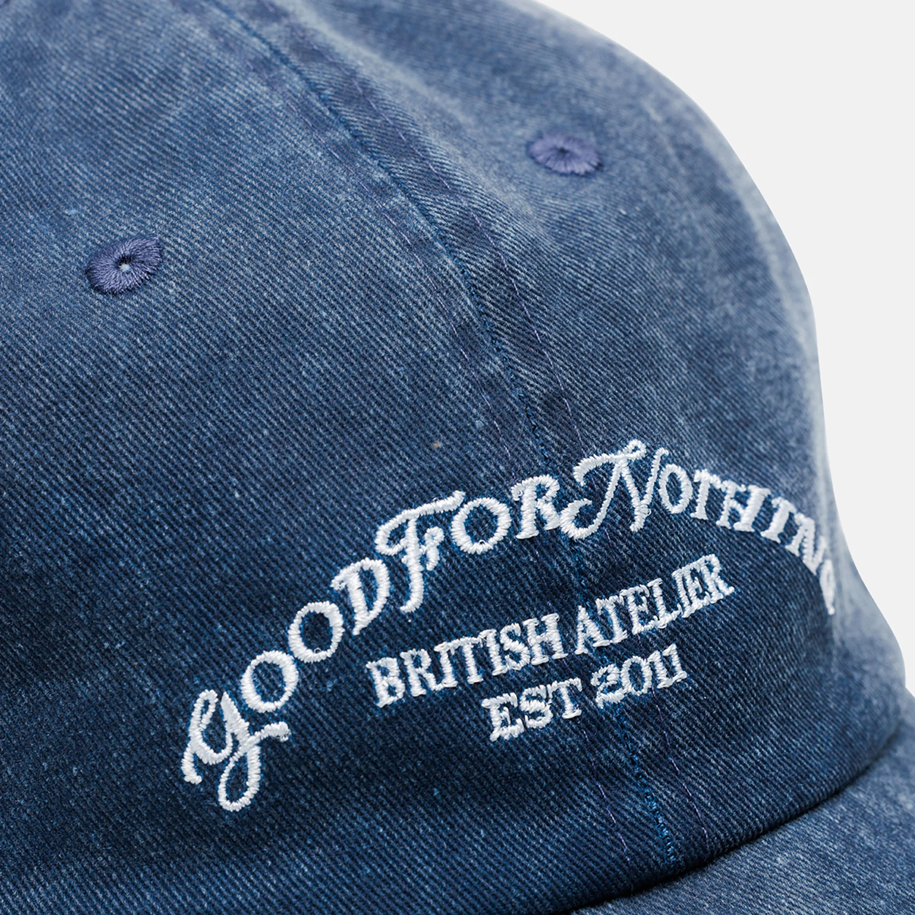 Atelier Washed Navy Cap - Image 4