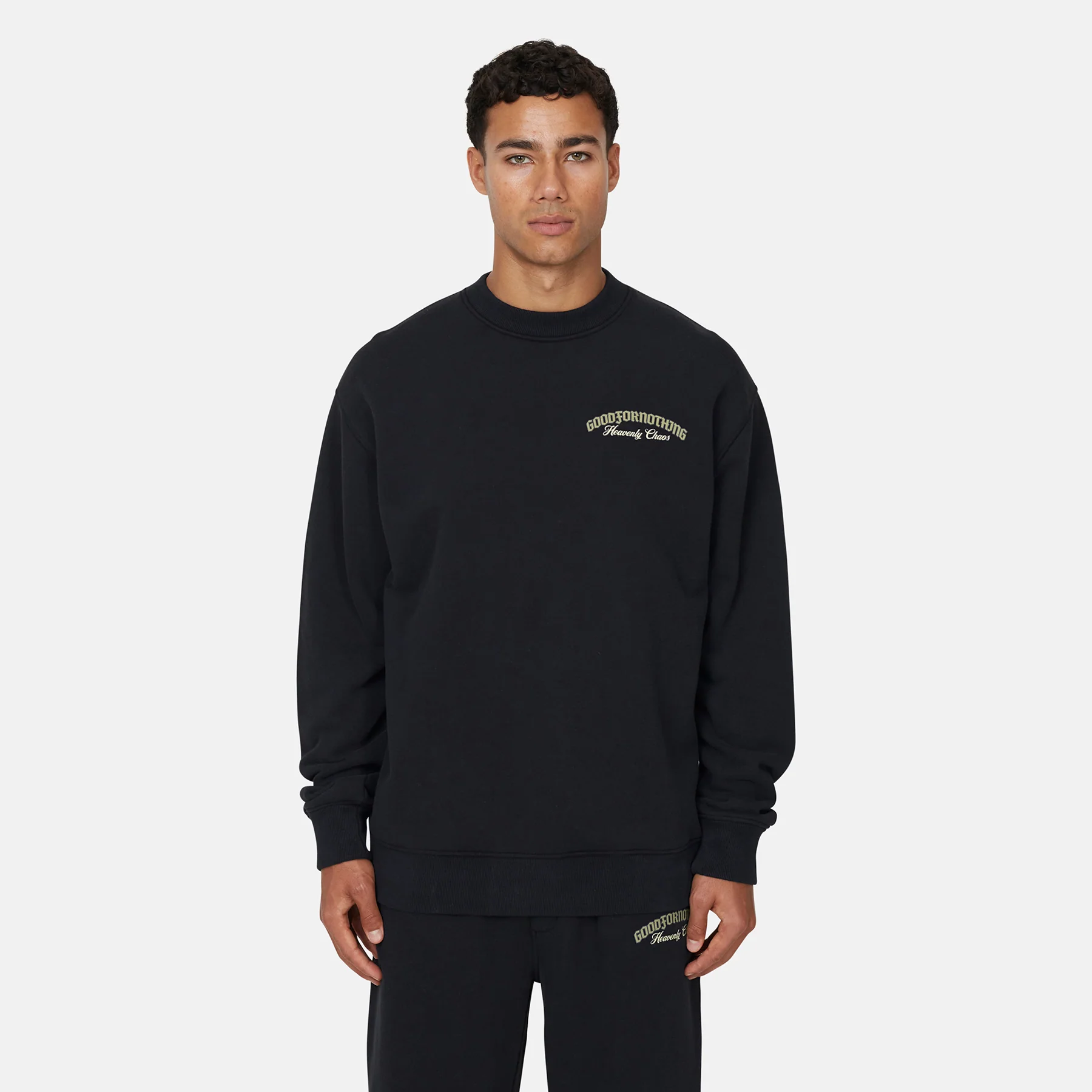 Heavenly Chaos Black Sweatshirt - Image 2