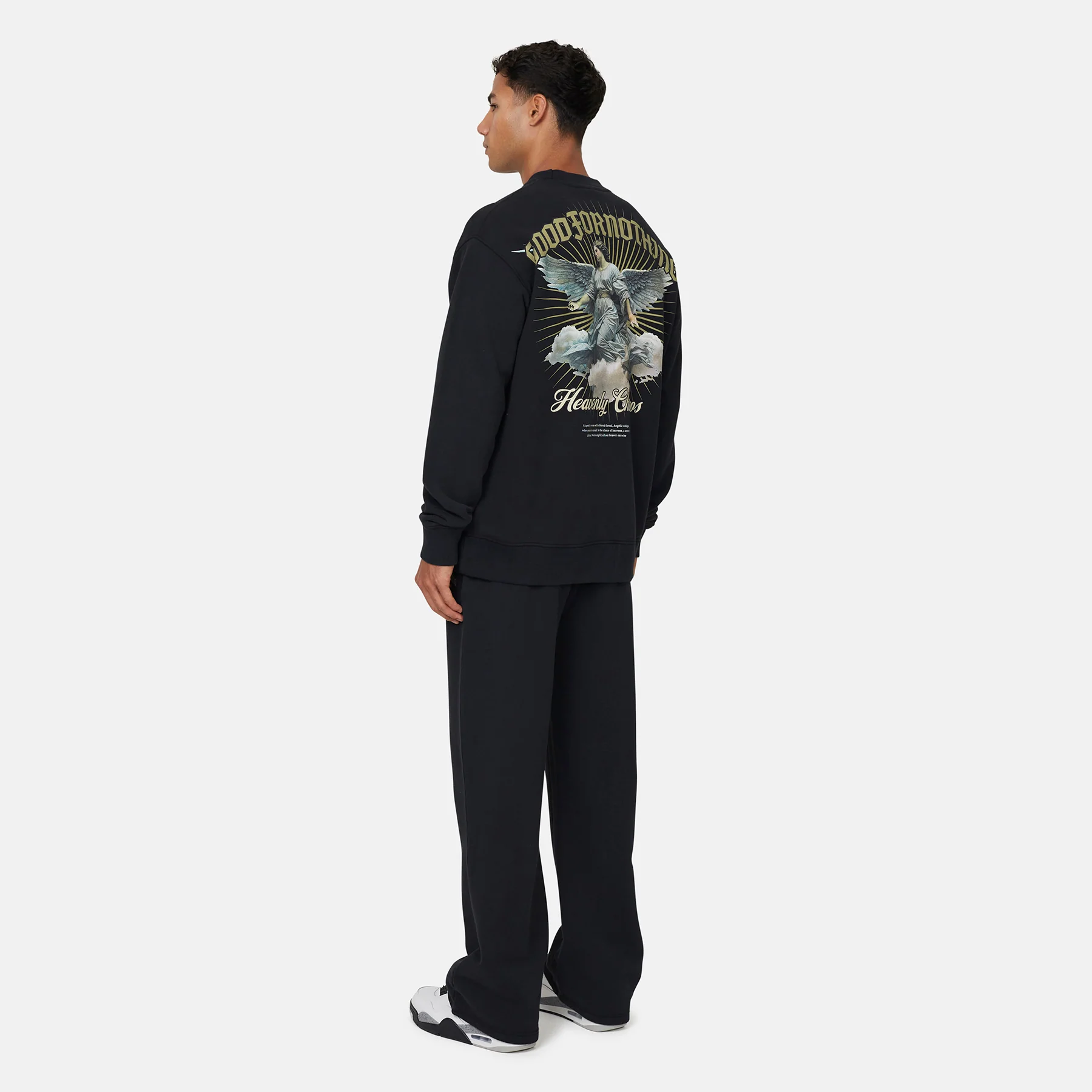 Heavenly Chaos Black Sweatshirt - Image 3
