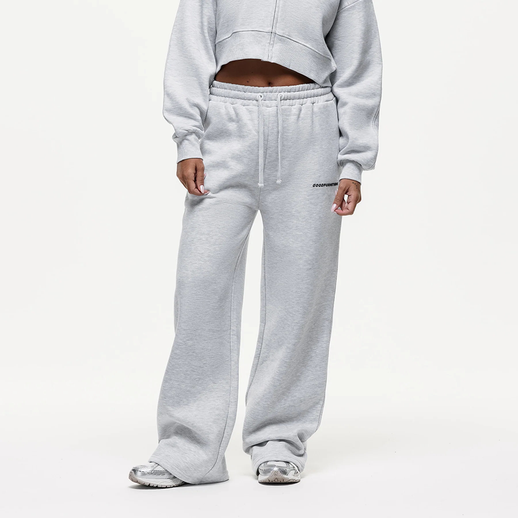 Vintage Grey Marl Sweatpant - Image 2
