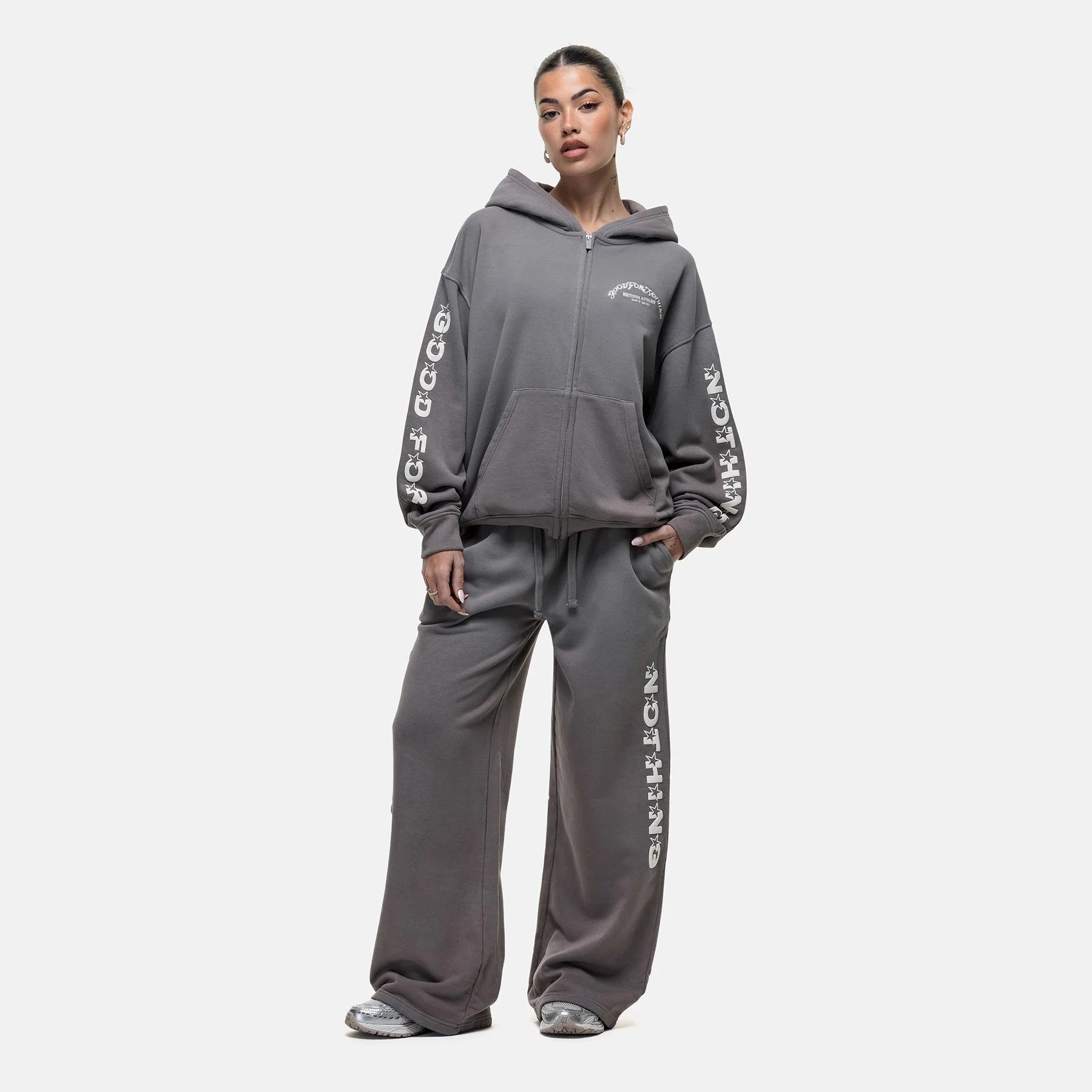 Liberty Washed Grey Jogger - Image 2