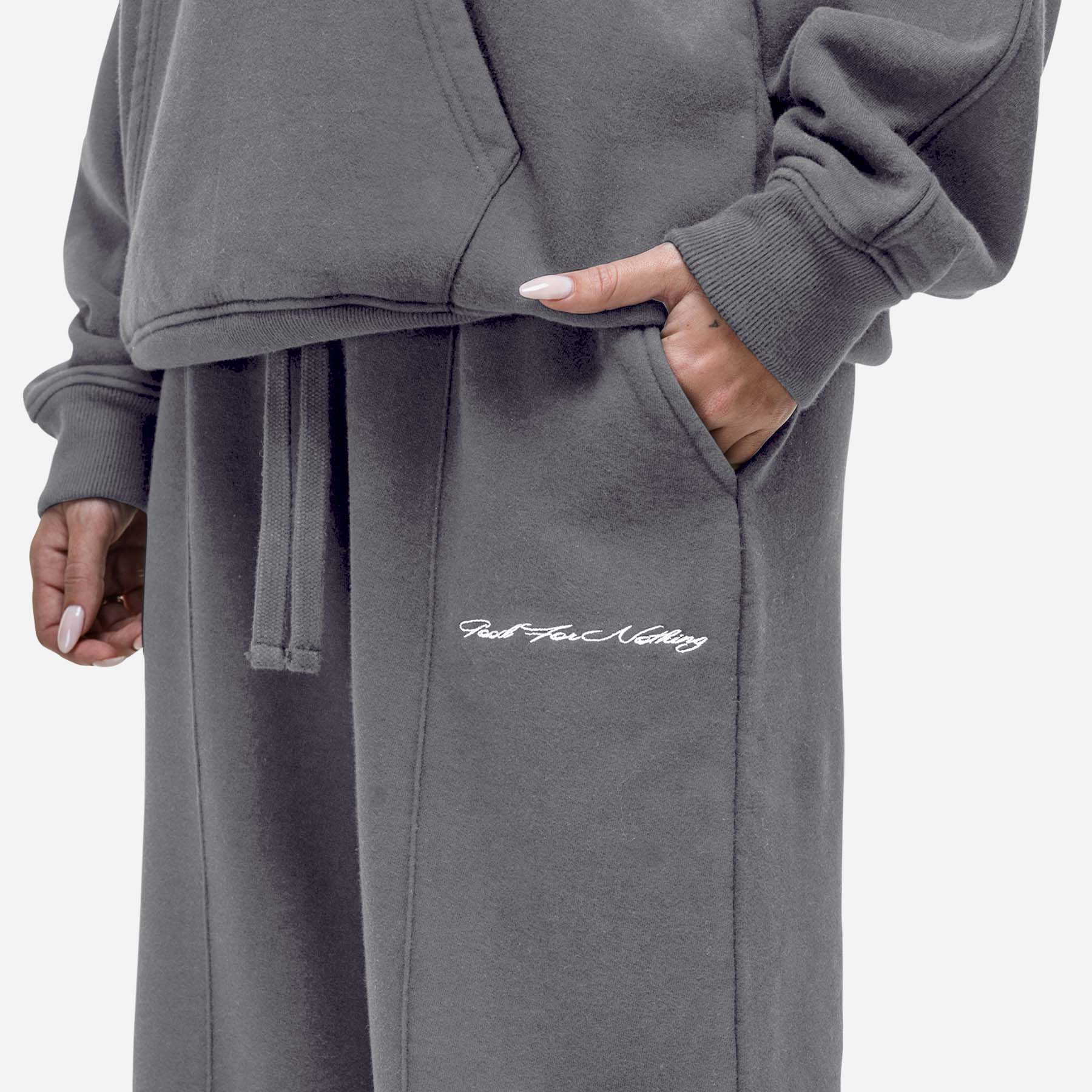 Scribble Washed Grey Jogger - Image 3