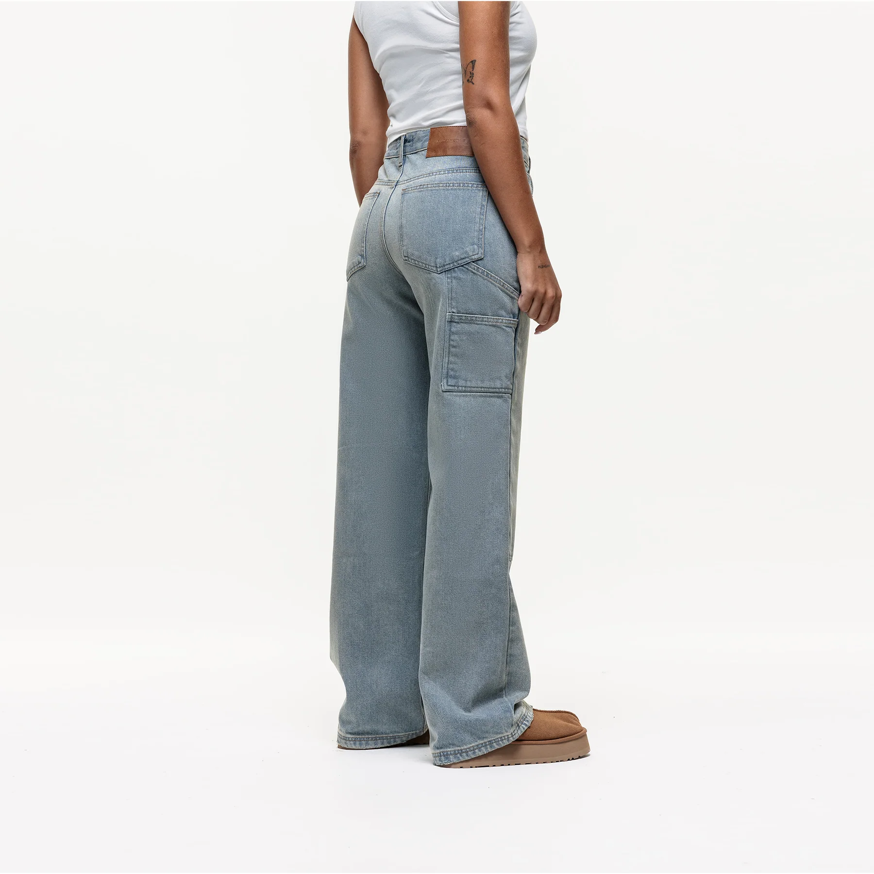 Heavy Carpenter Light Blue Denim Jeans - Image 4