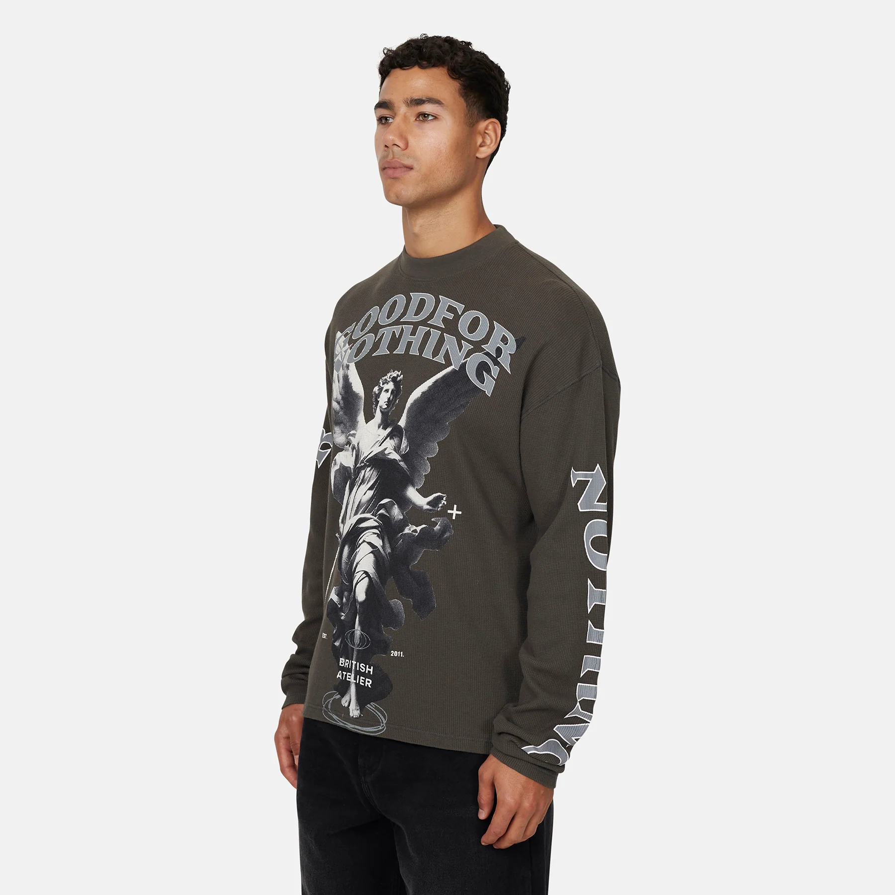 Awakening Waffle Khaki Longsleeve - Image 3