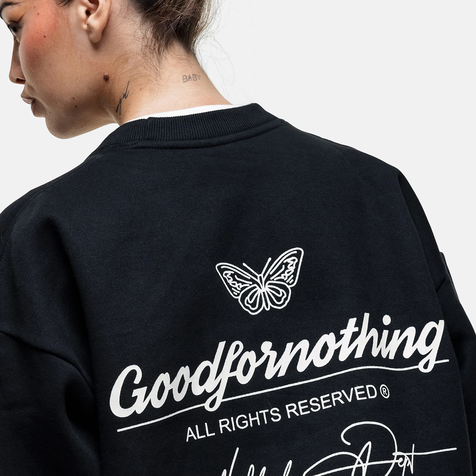 Cult Black Sweatshirt - Image 6