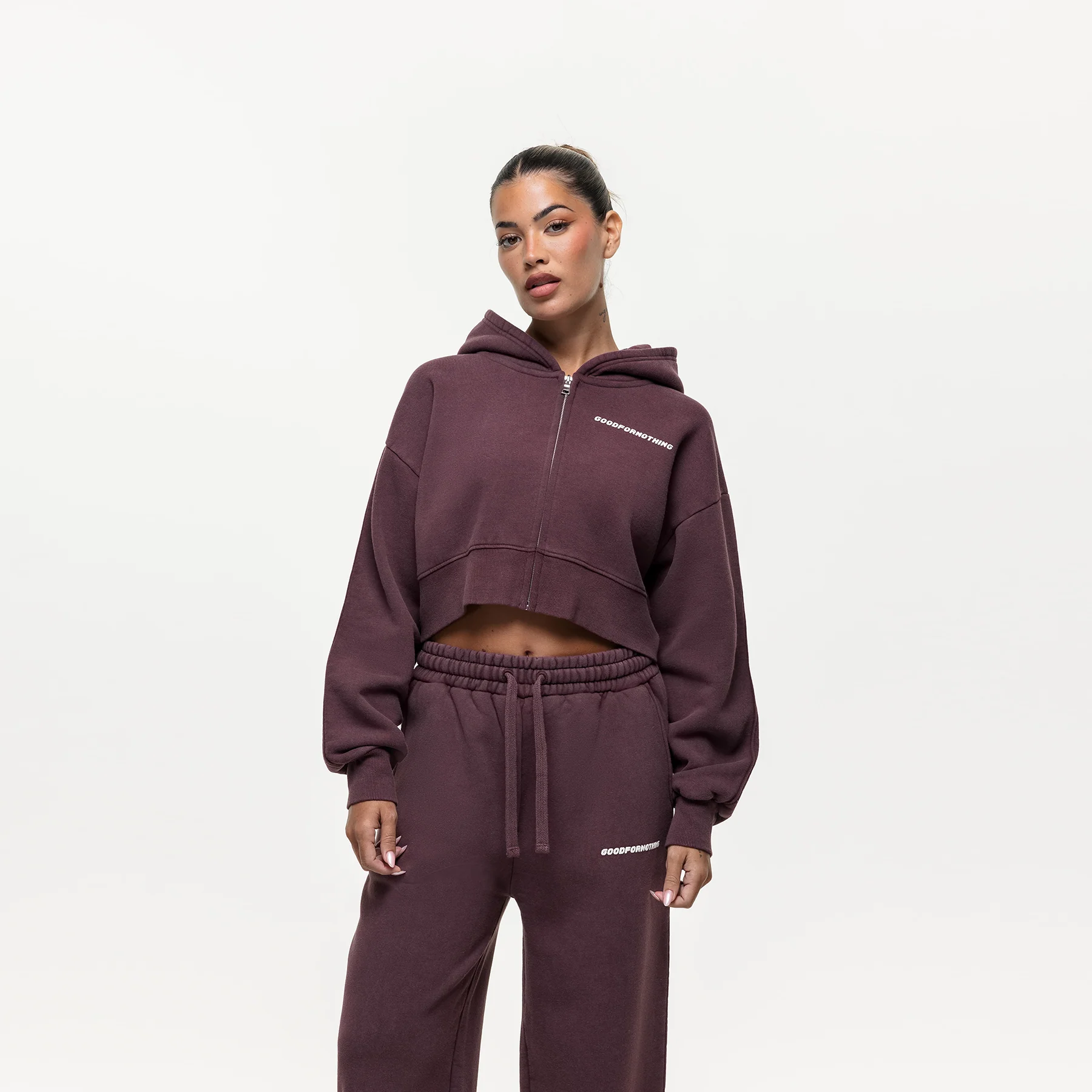 Vintage Washed Huckleberry Zip Hoodie
