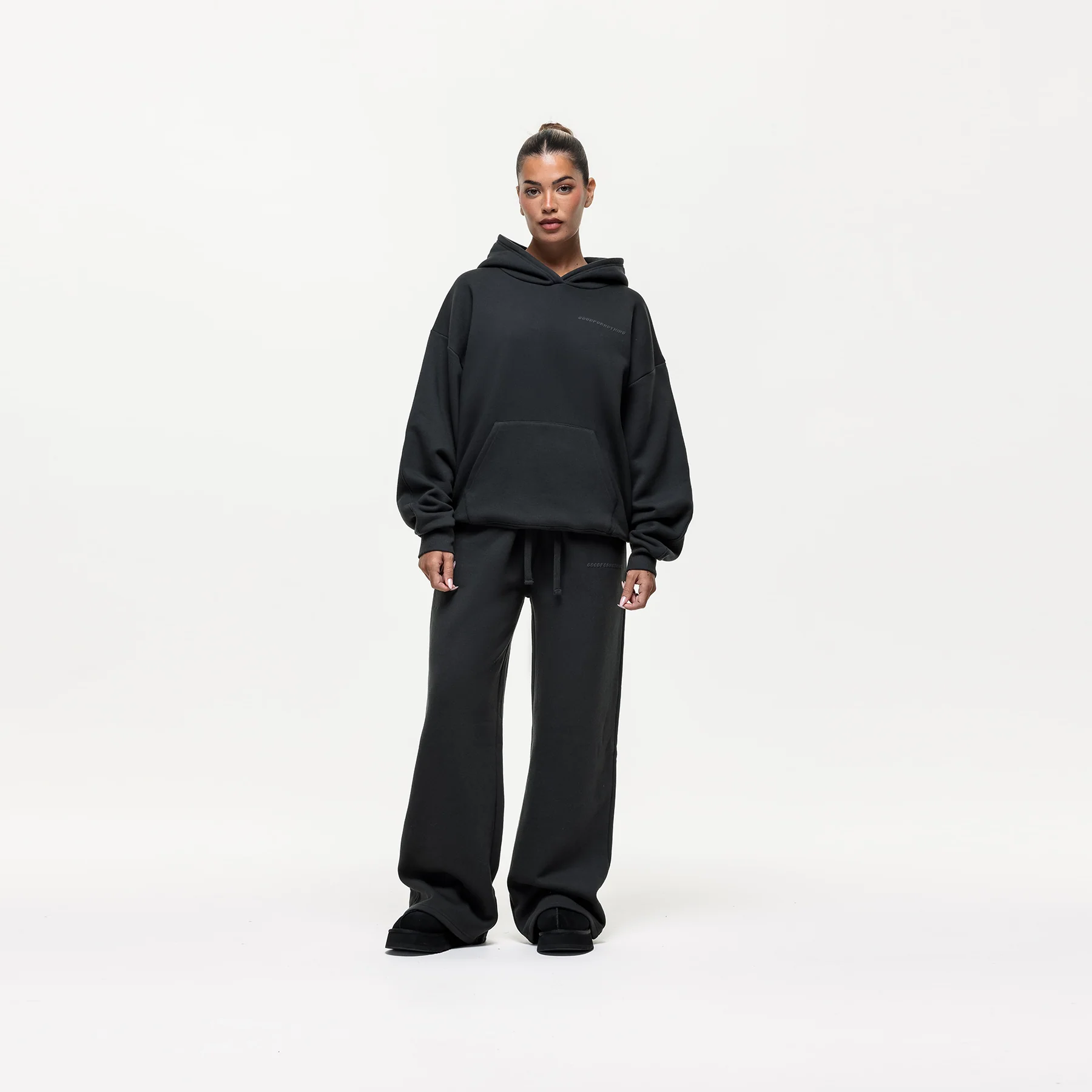 Vintage Onyx Black Hoodie - Image 5