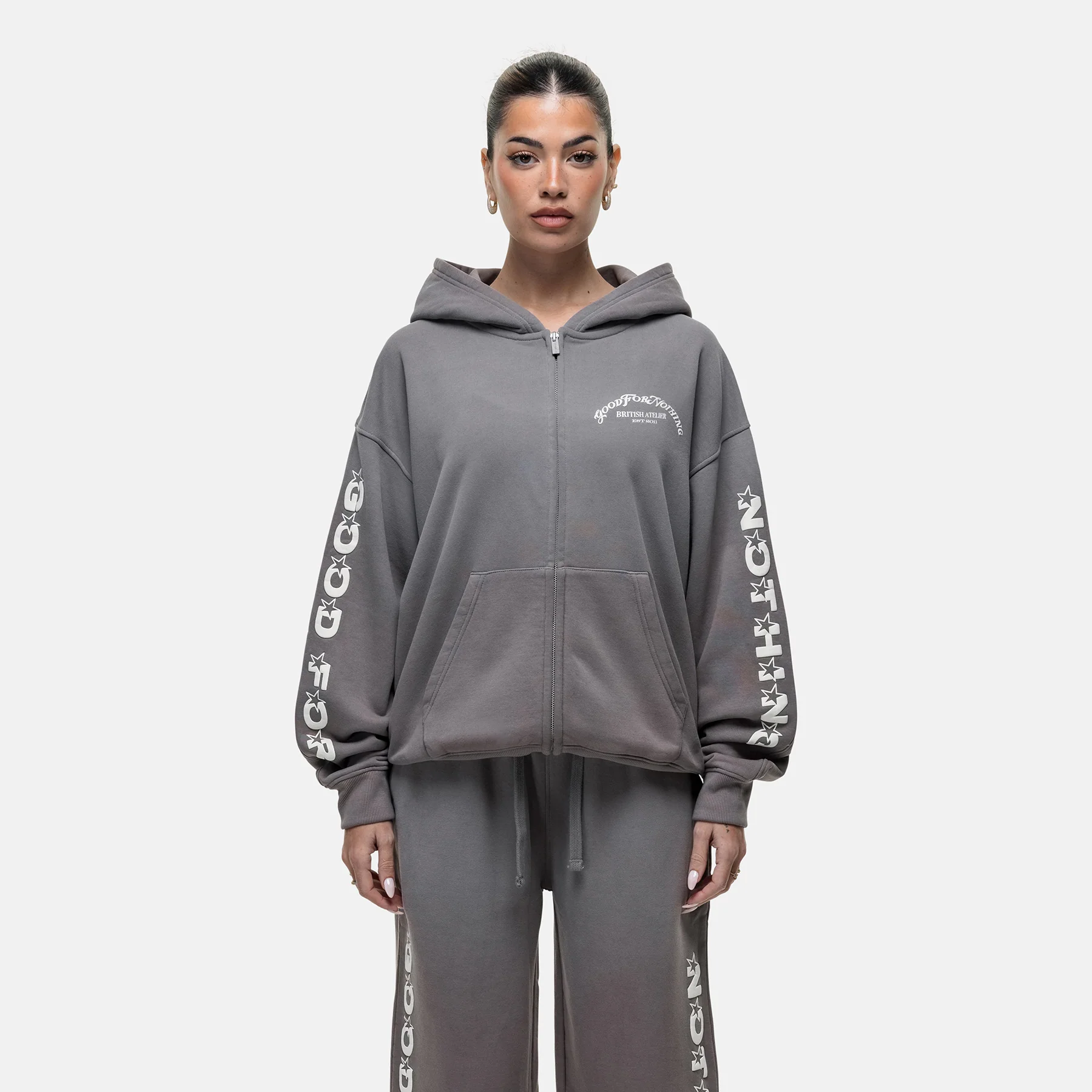 Liberty Washed Grey Hoodie
