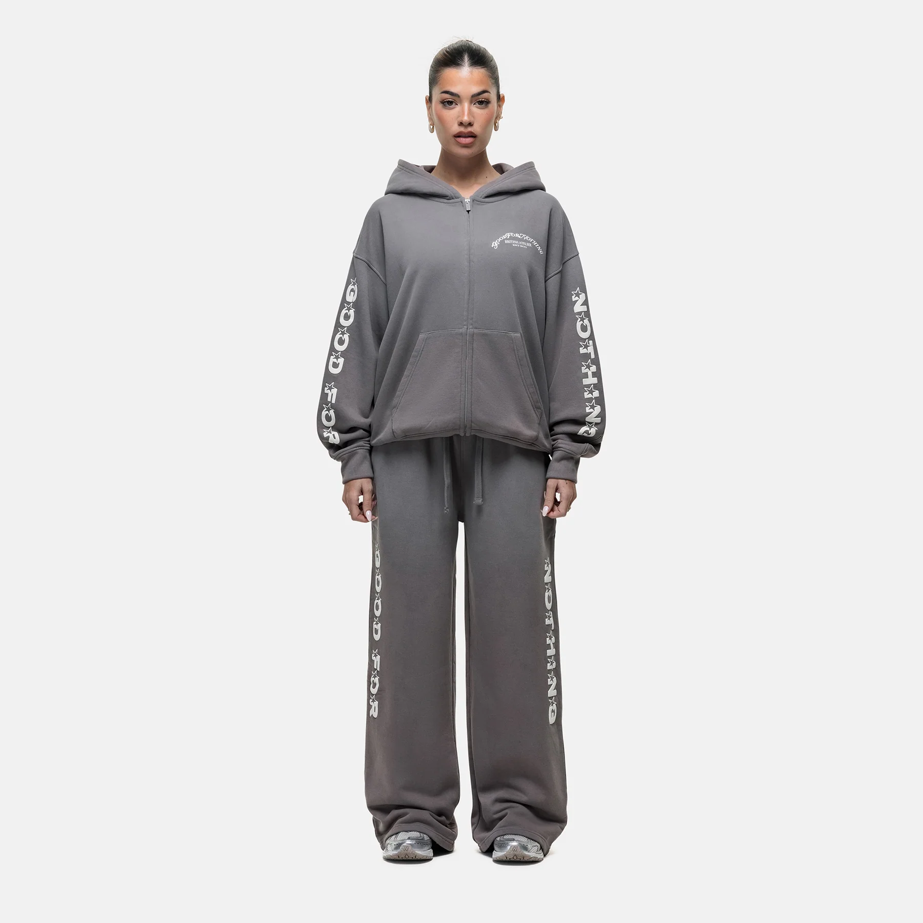 Liberty Washed Grey Hoodie - Image 4