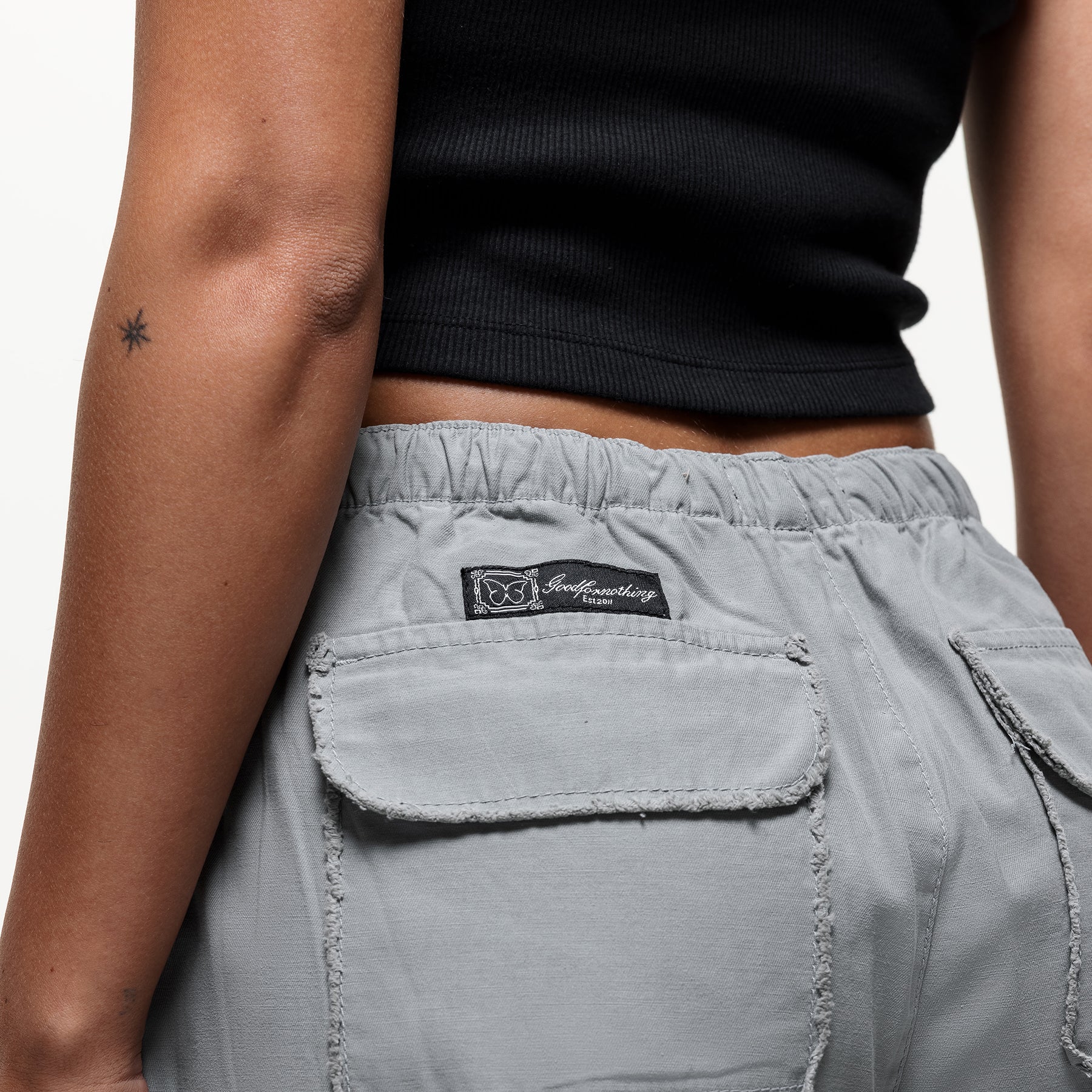 Distressed Sage Cargo Pants (Final Sale) - Image 6