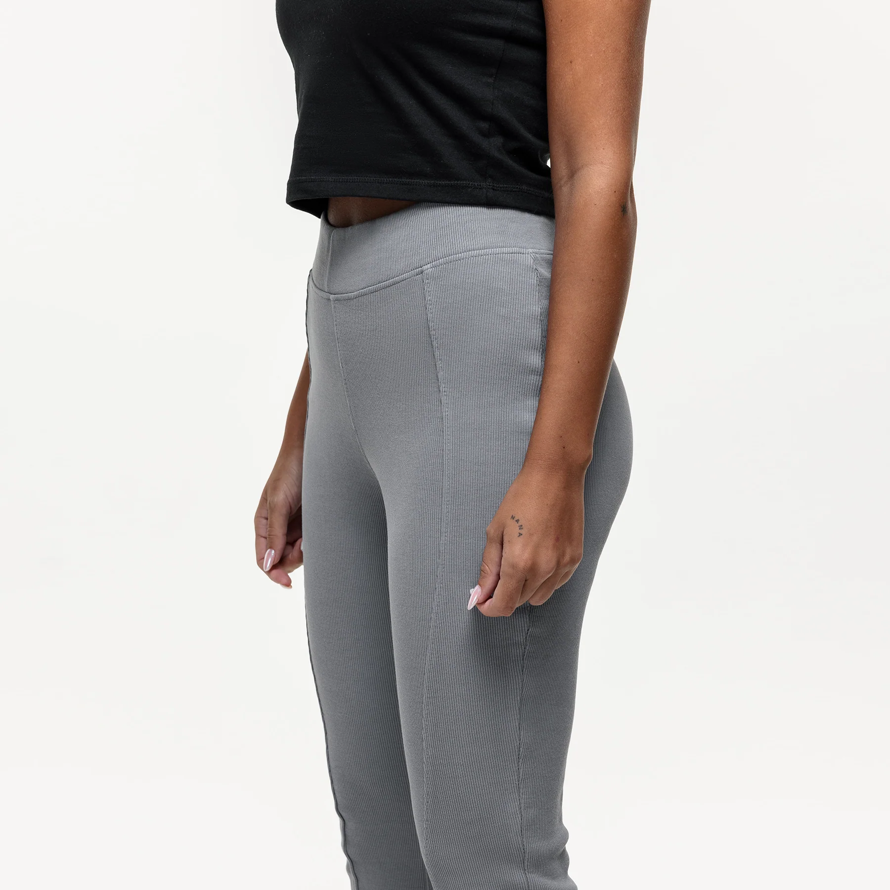 Contour Acid Wash Grey Legging - Image 5