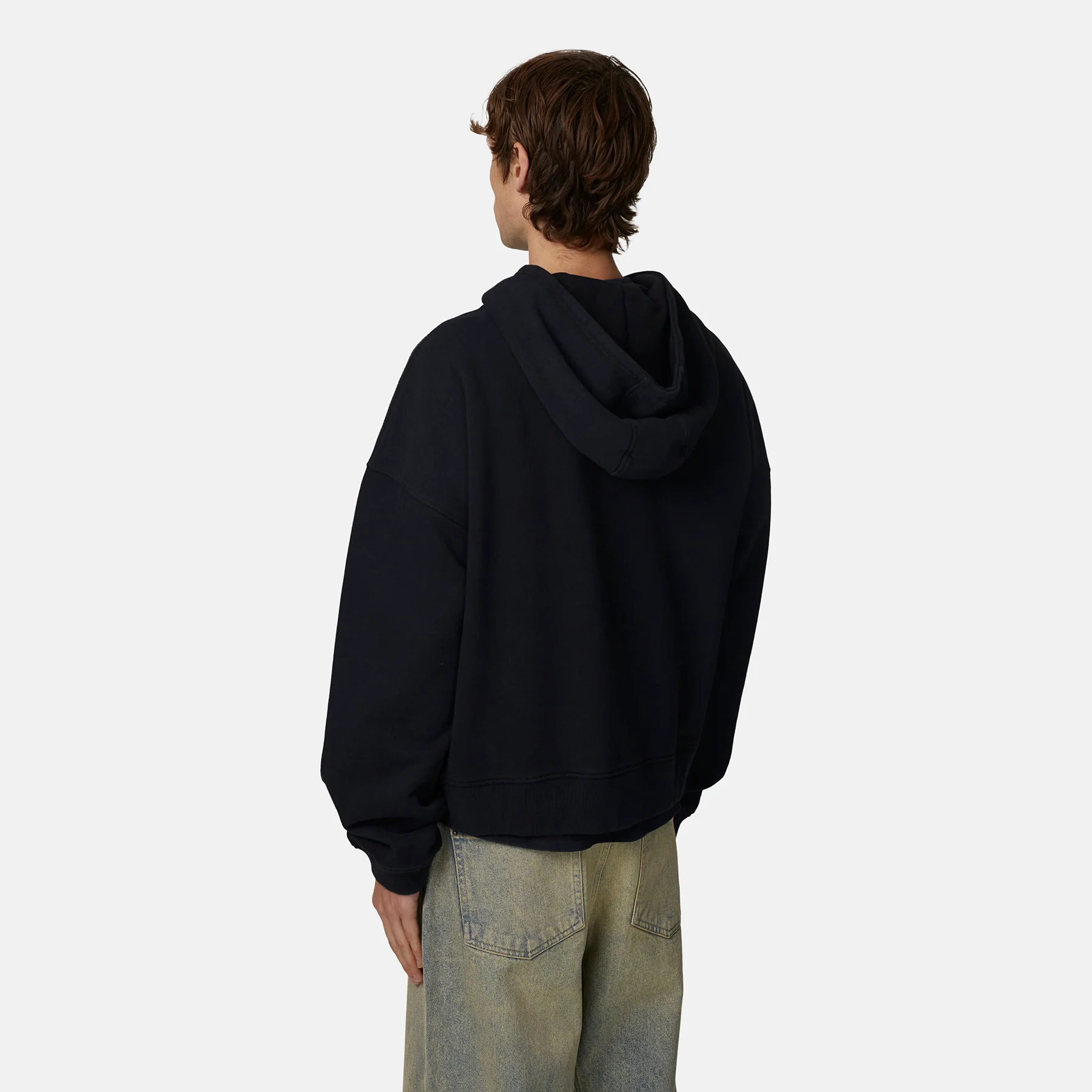 Fragment Butterfly Washed Black Zip Hoodie - Image 3