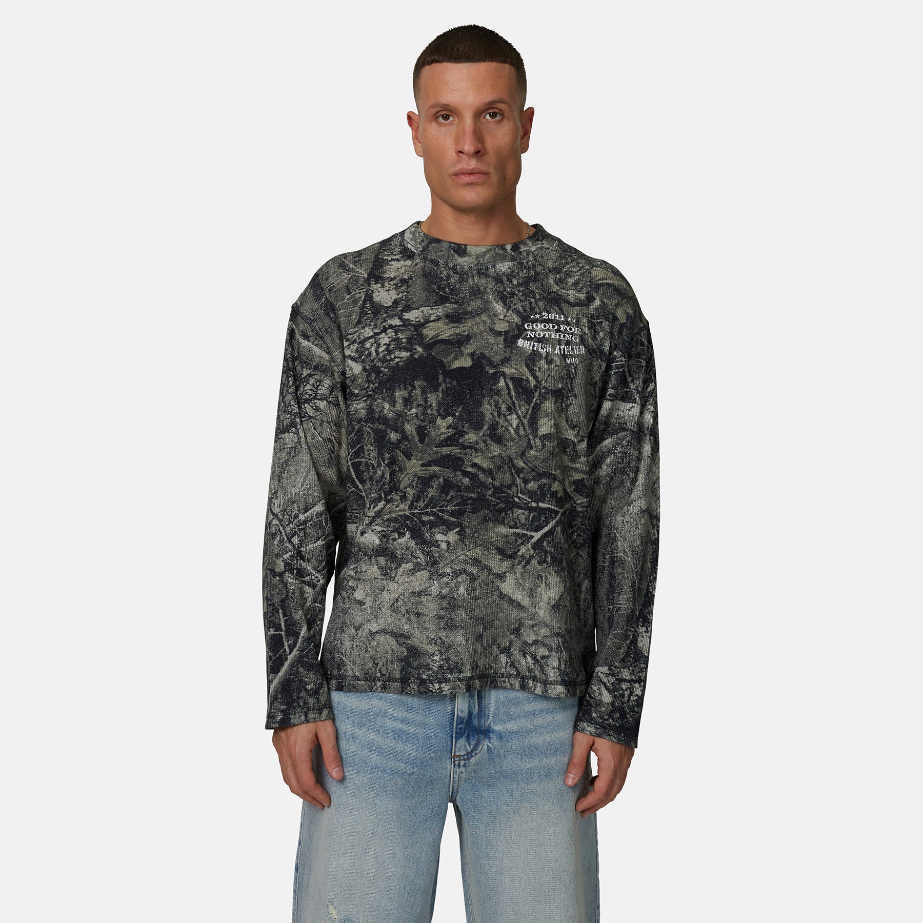 Icarus Waffle Long sleeve Camo T-shirt - Image 2