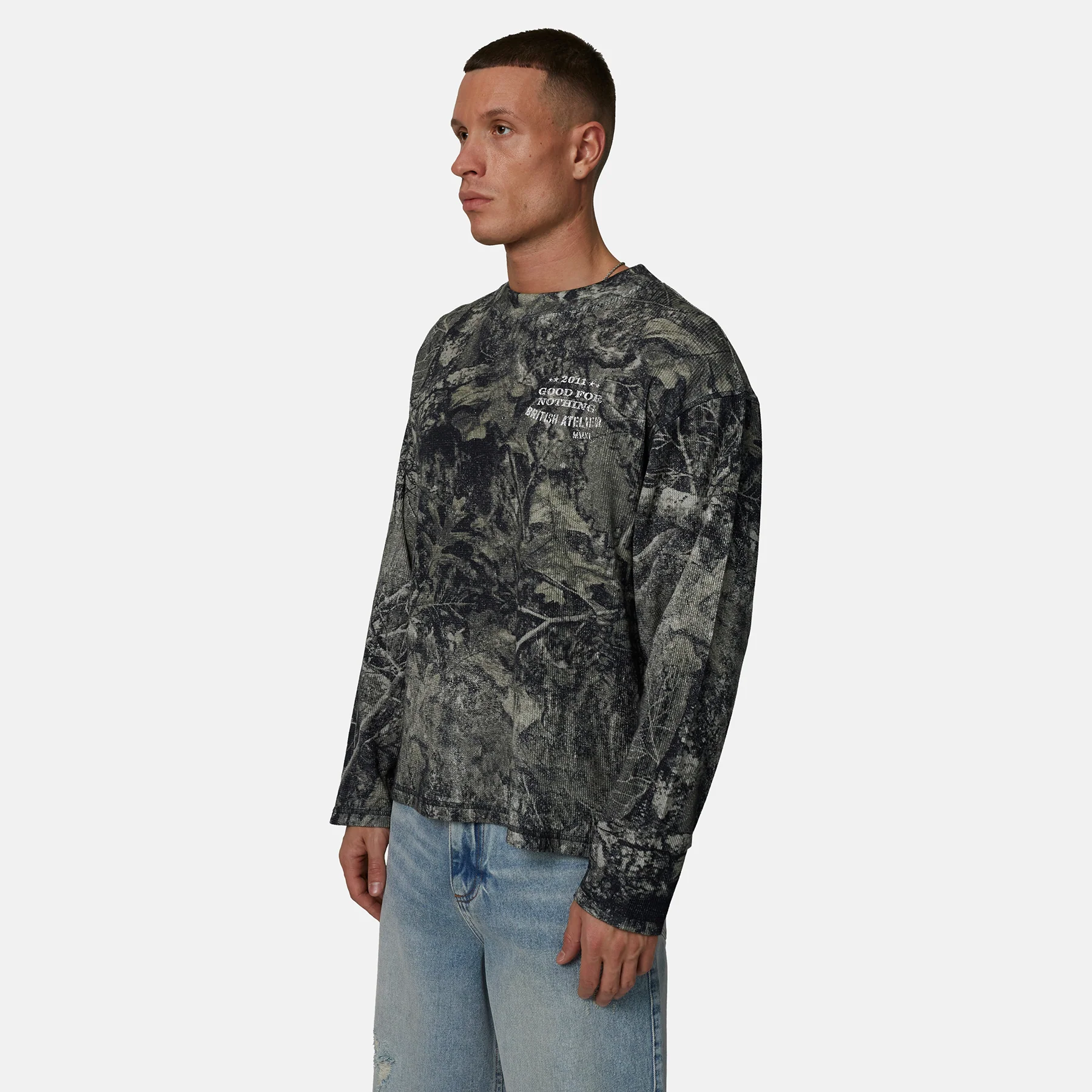 Icarus Waffle Long sleeve Camo T-shirt - Image 3