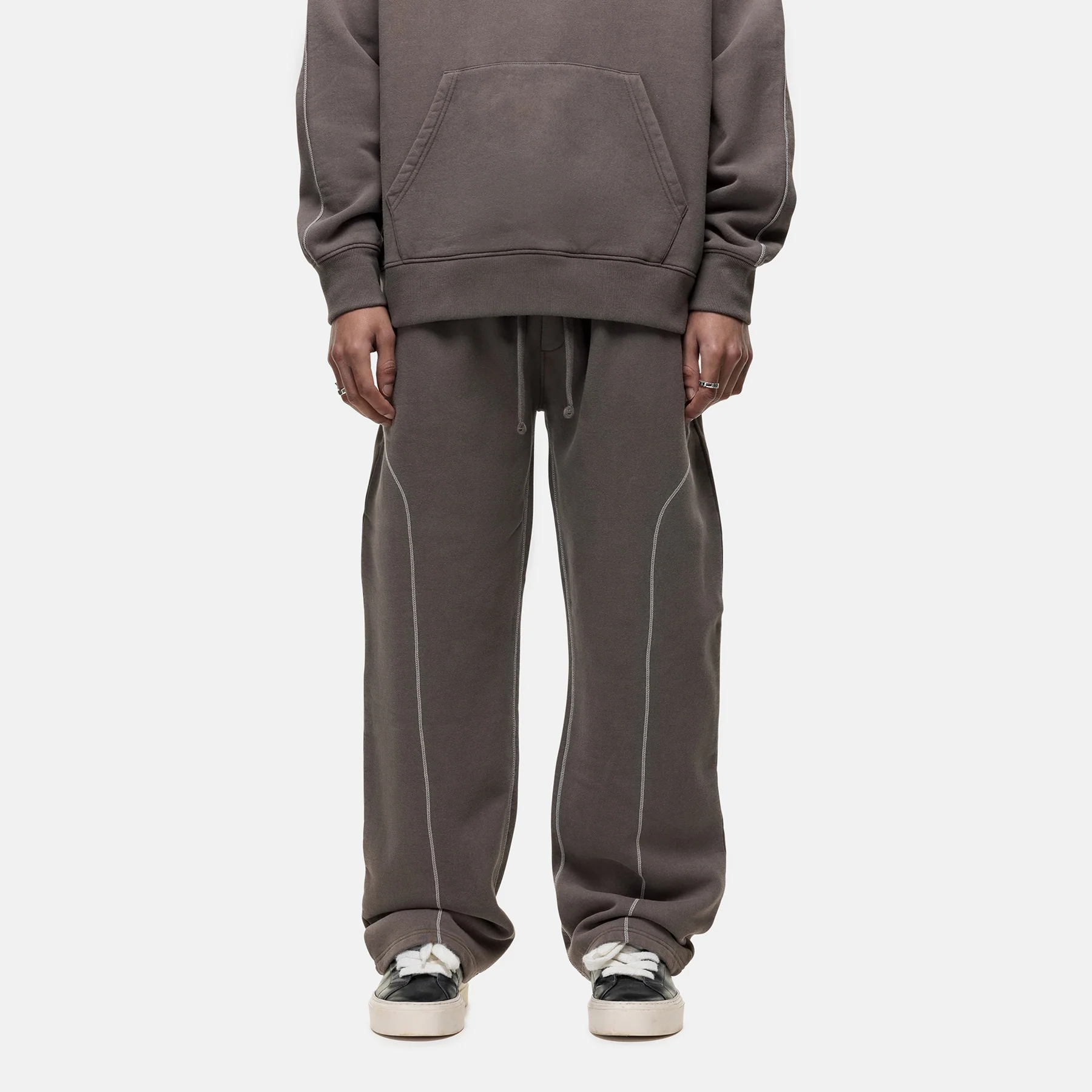 Overlock Washed Taupe Jogger
