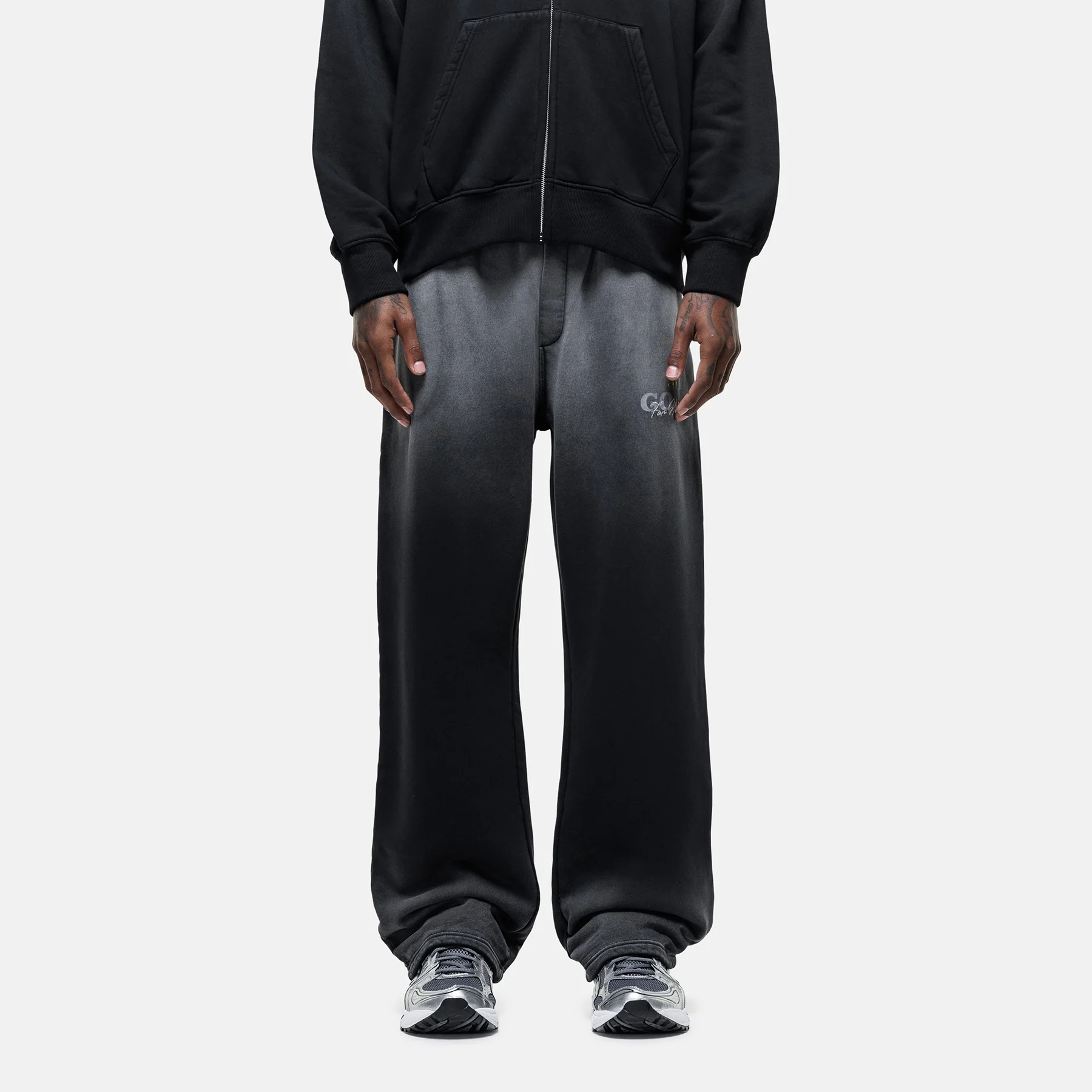 Alaska Gradient Black Sweatpants - Image 2