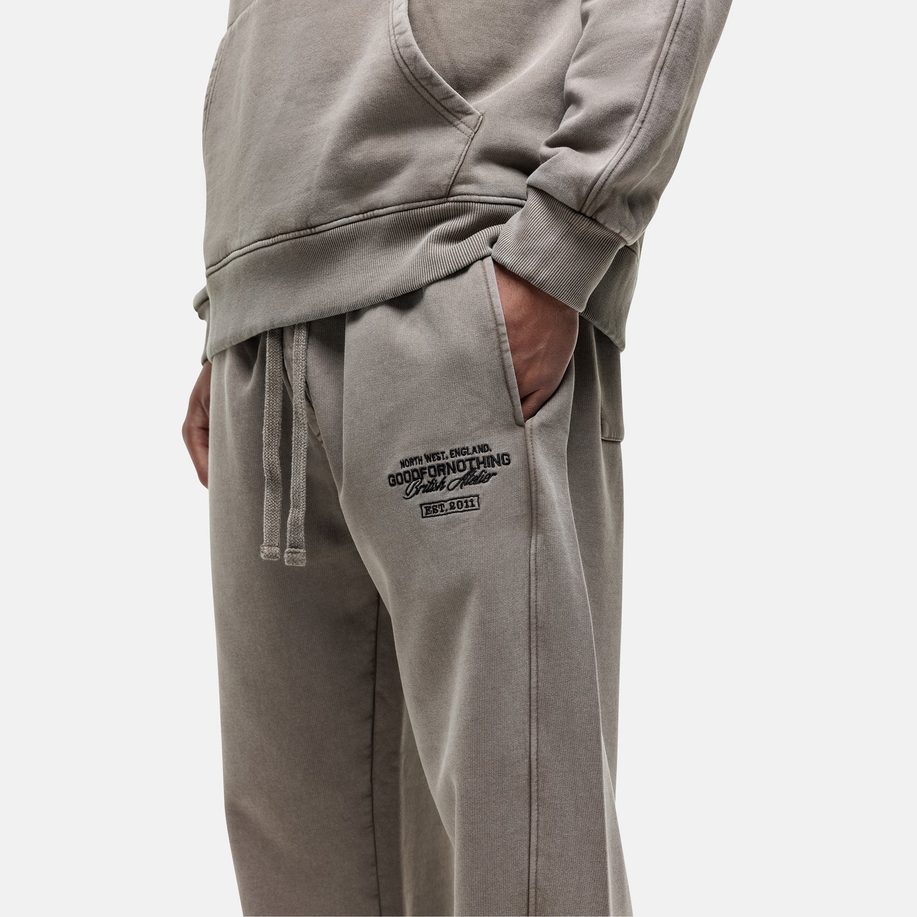 Atelier Washed Taupe Sweatpants - Image 3