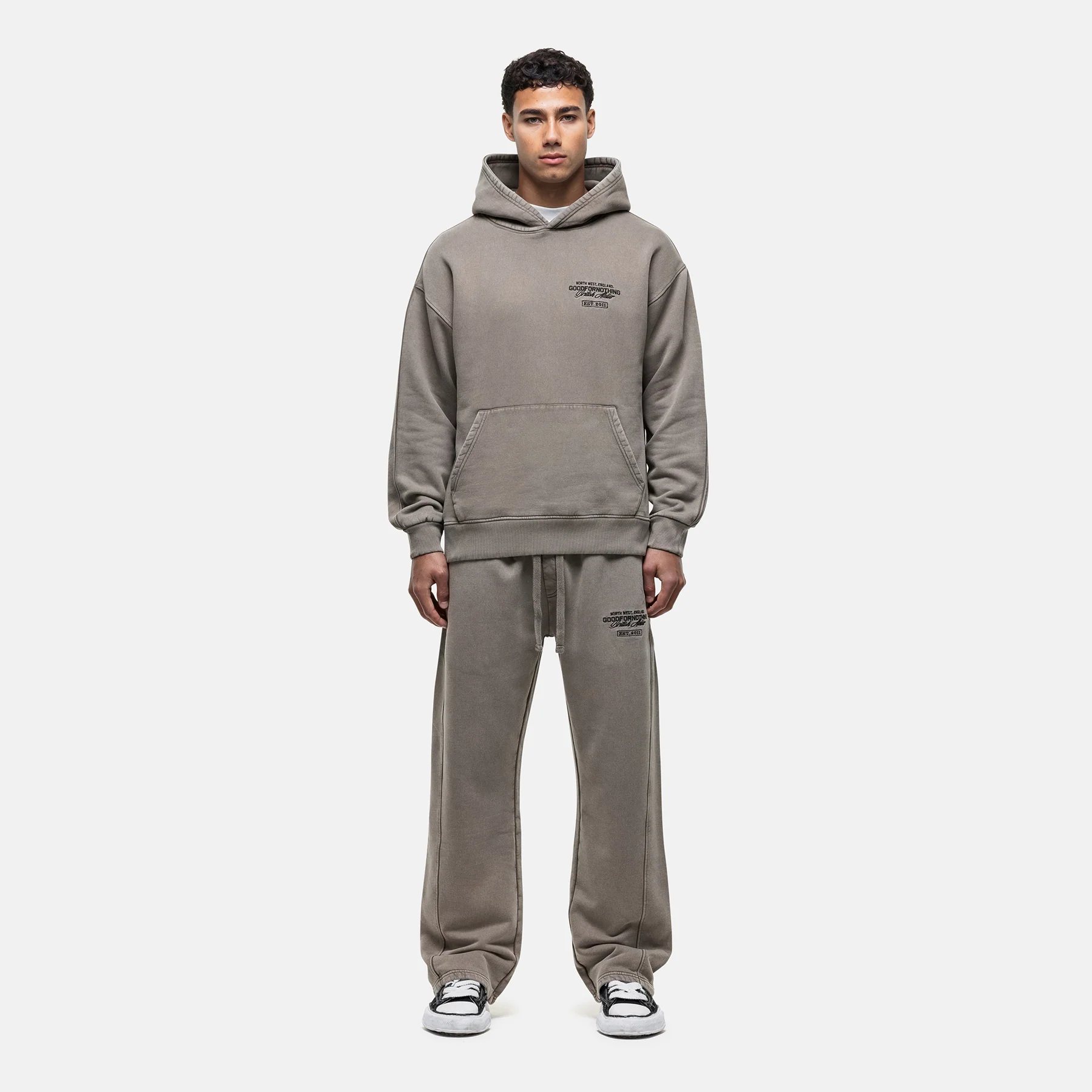 Atelier Washed Taupe Sweatpants - Image 4