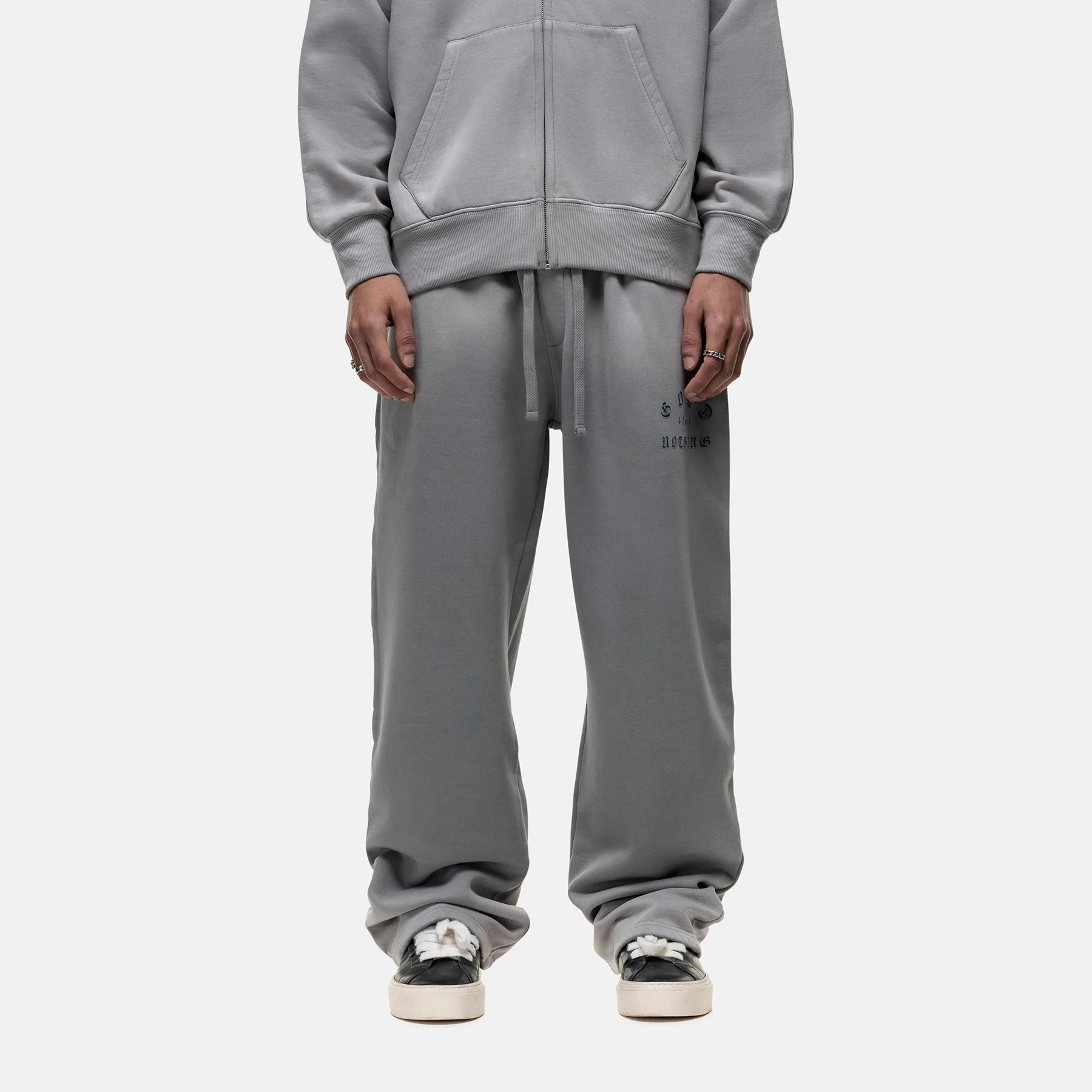 California Washed Grey Sweatpants - Image 2