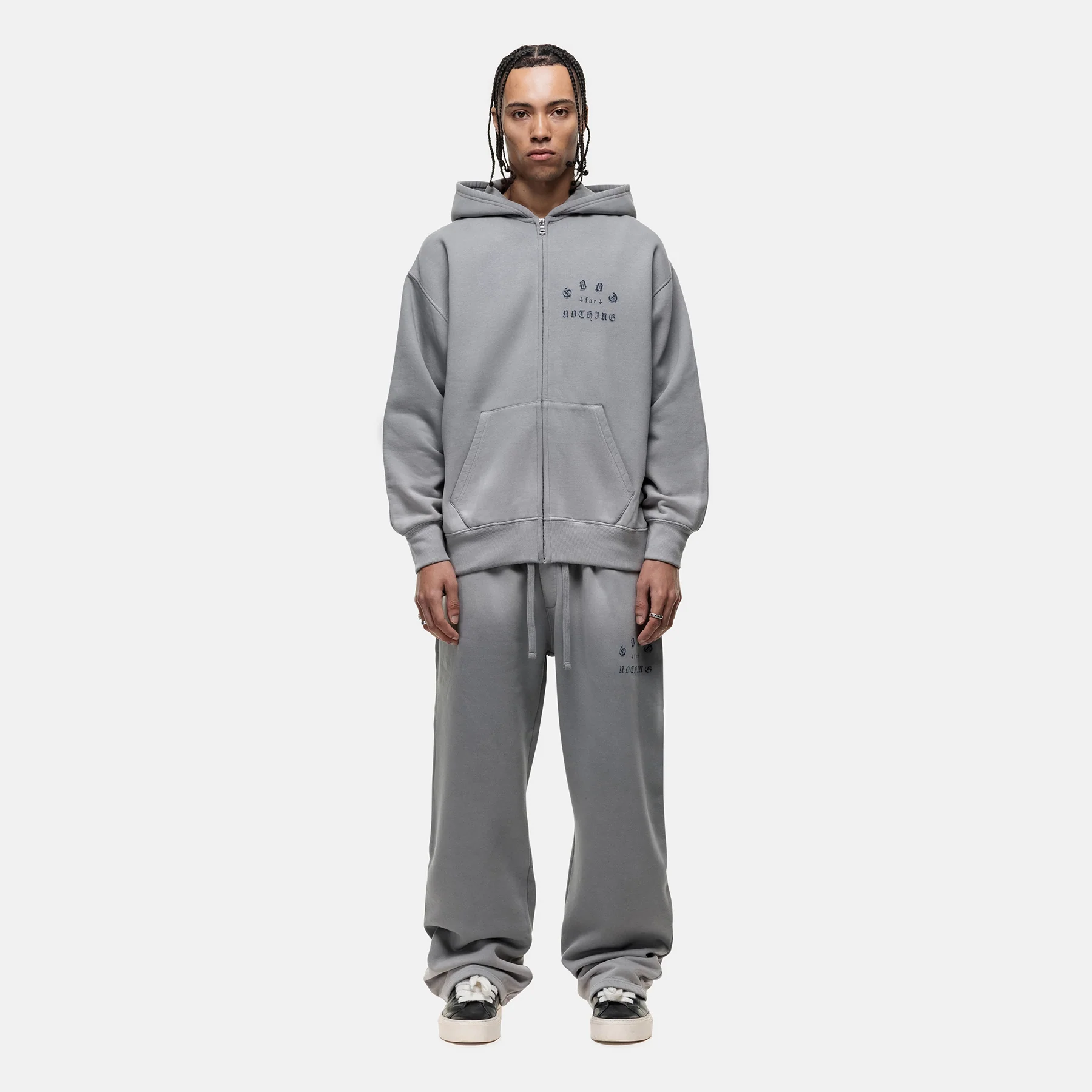 California Washed Grey Sweatpants - Image 3
