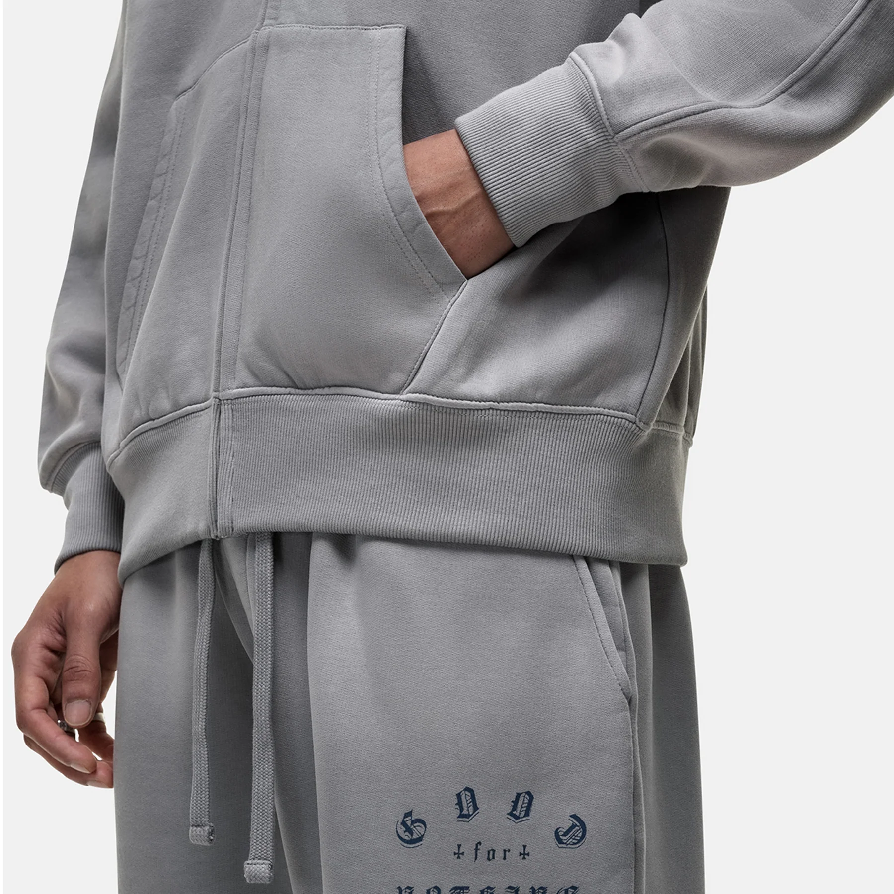 California Washed Grey Sweatpants - Image 4