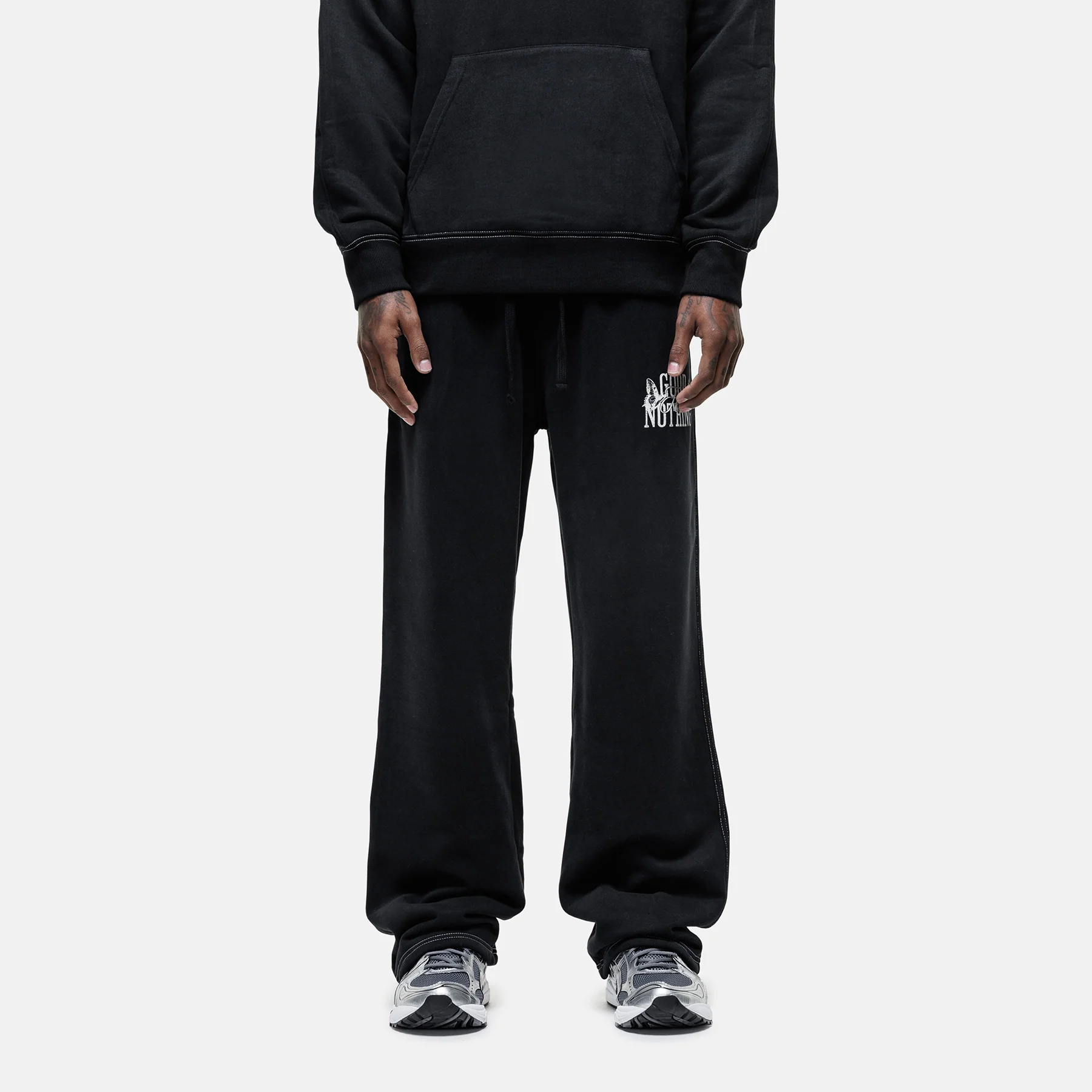 Dakota Butterfly Black Sweatpants