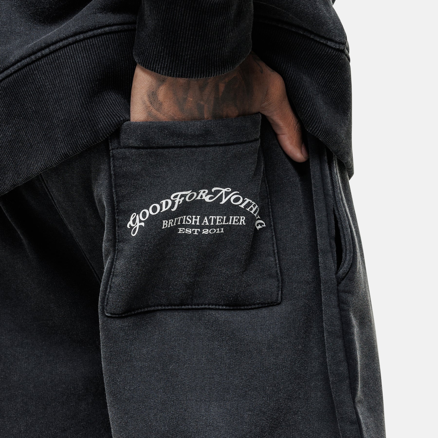 Liberty Washed Black Sweatpant - Image 3
