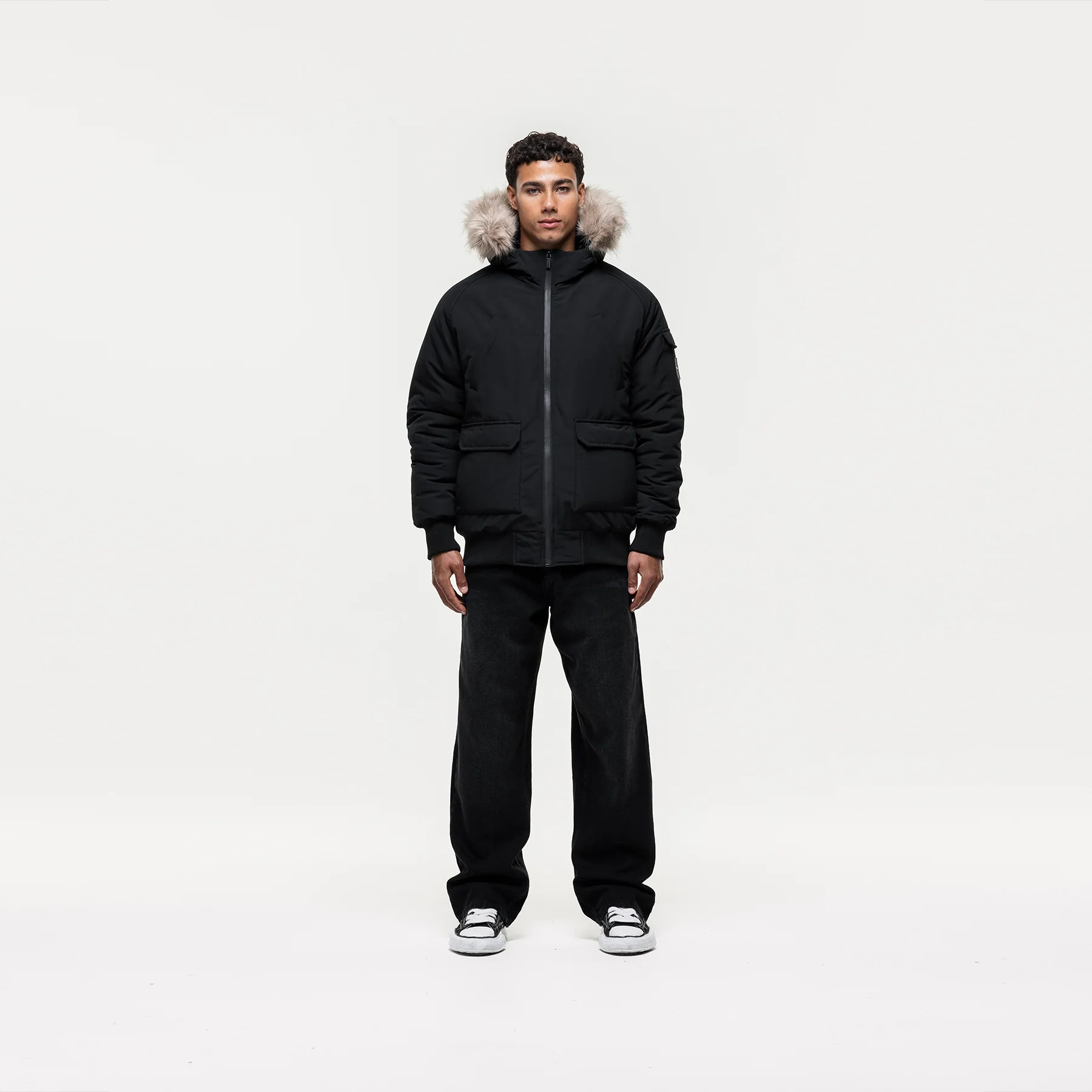Fortitude Black Parka Bomber - Image 5