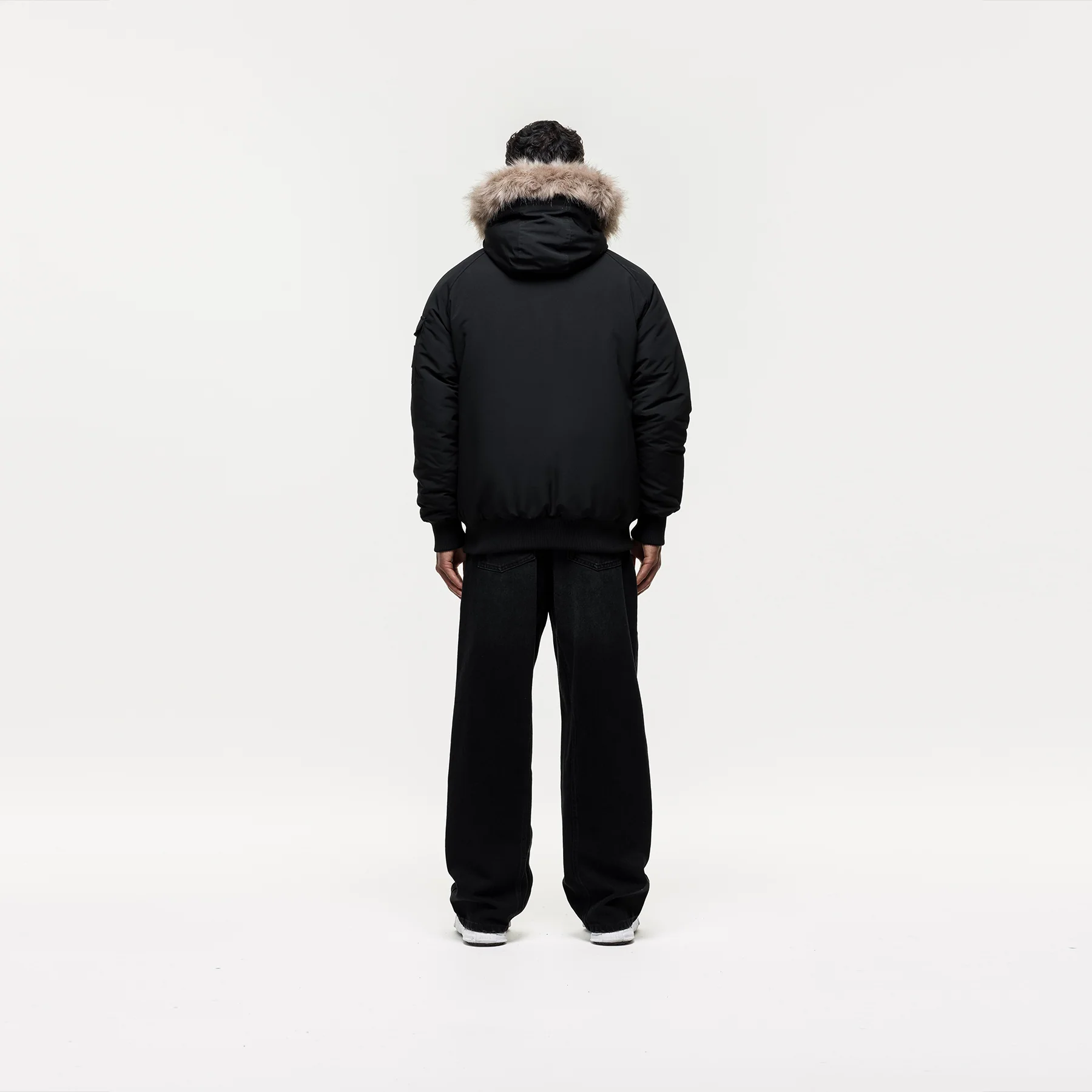 Fortitude Black Parka Bomber - Image 6