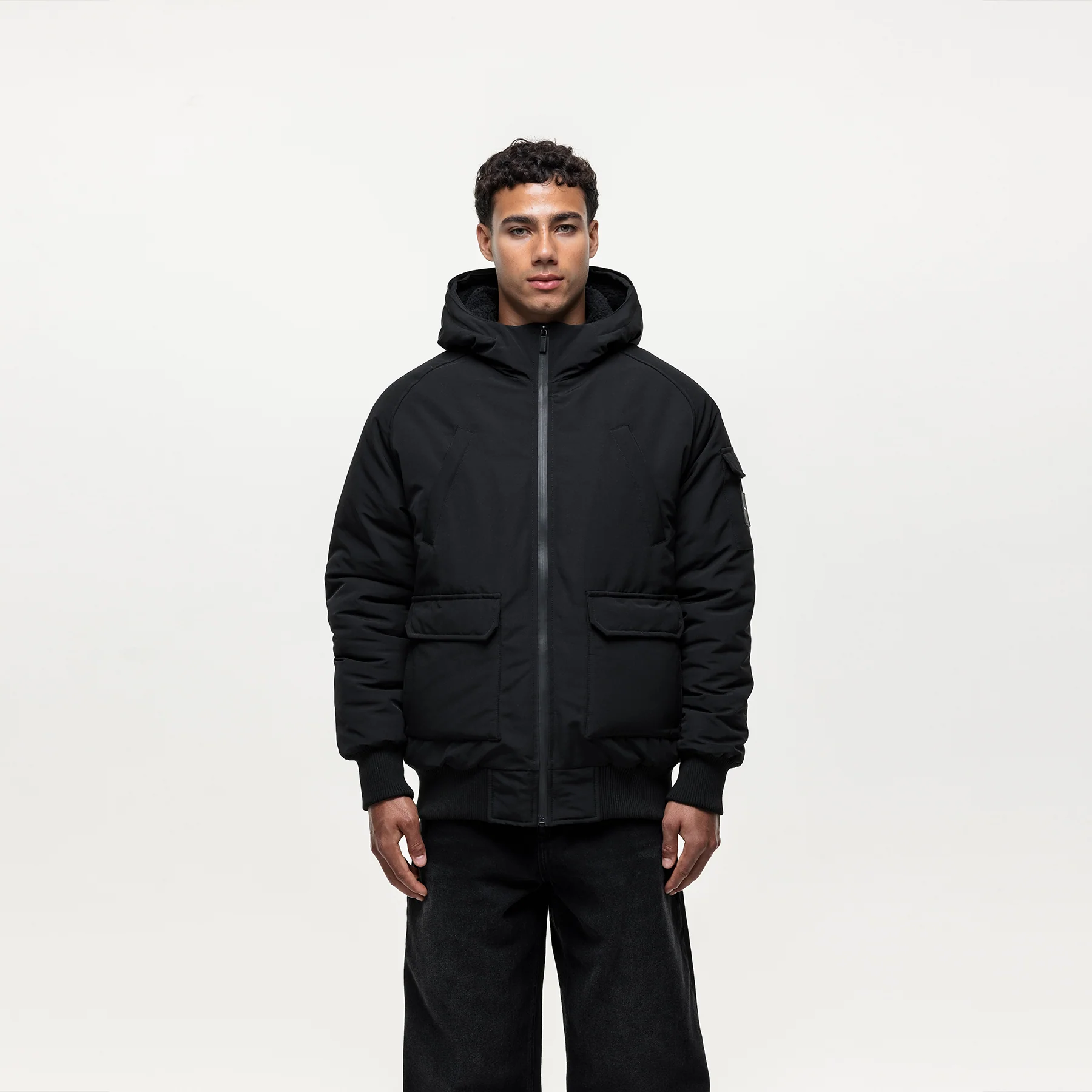 Fortitude Black Parka Bomber - Image 8
