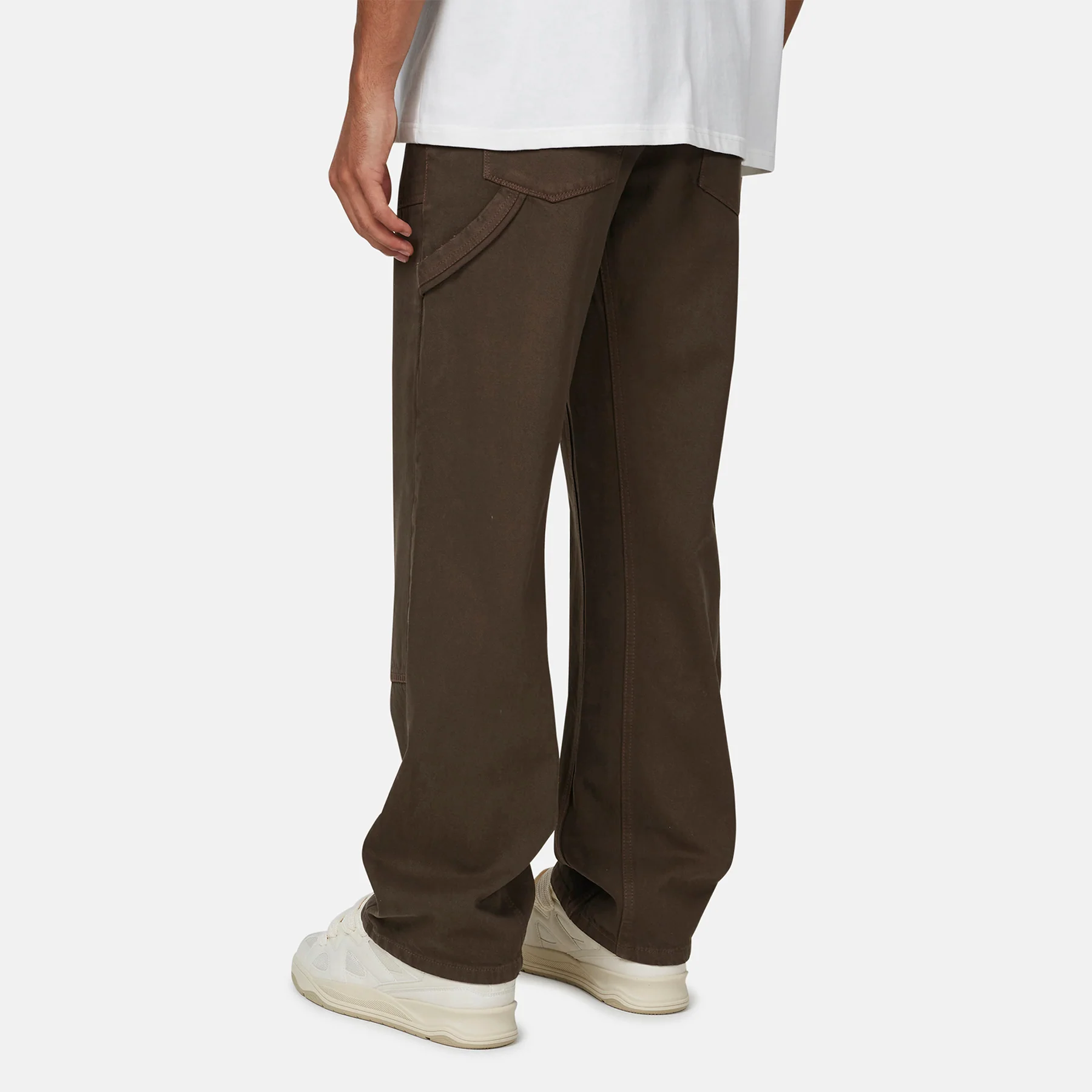 Heavy Carpenter Brown Denim Jeans - Image 3