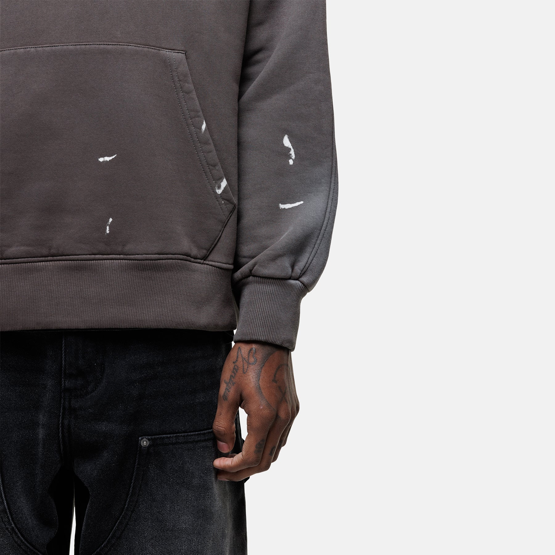 Abrade Gradient Taupe Hoodie - Image 4