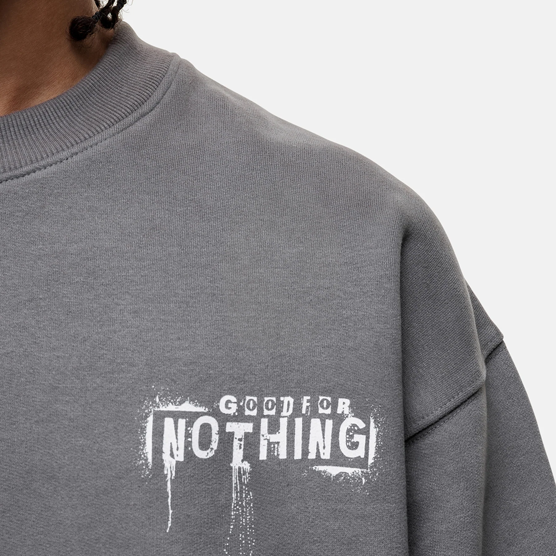 Creative Grey Sweatshirt - Image 2