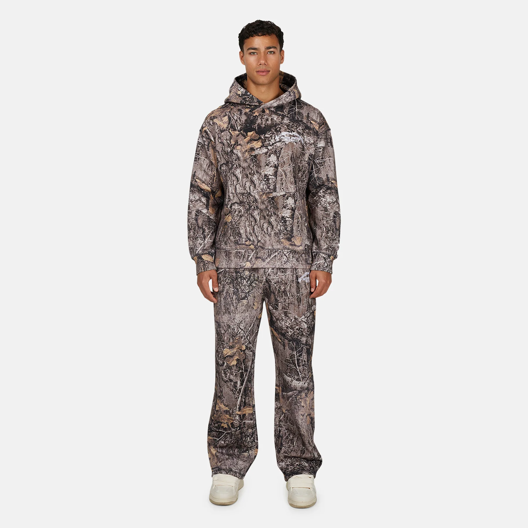 Woodland Camo Brown Hoodie - Image 4