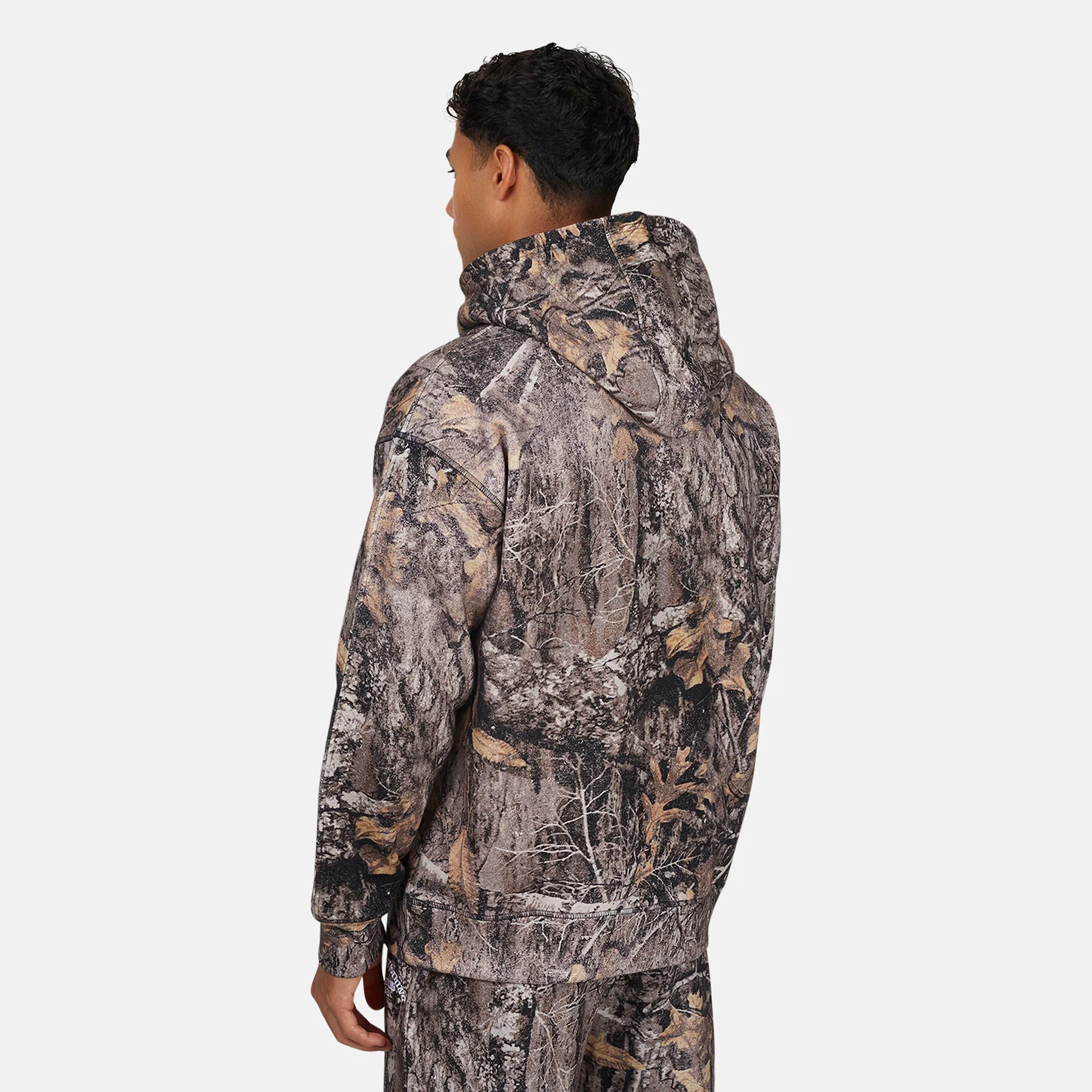 Woodland Camo Brown Hoodie - Image 6