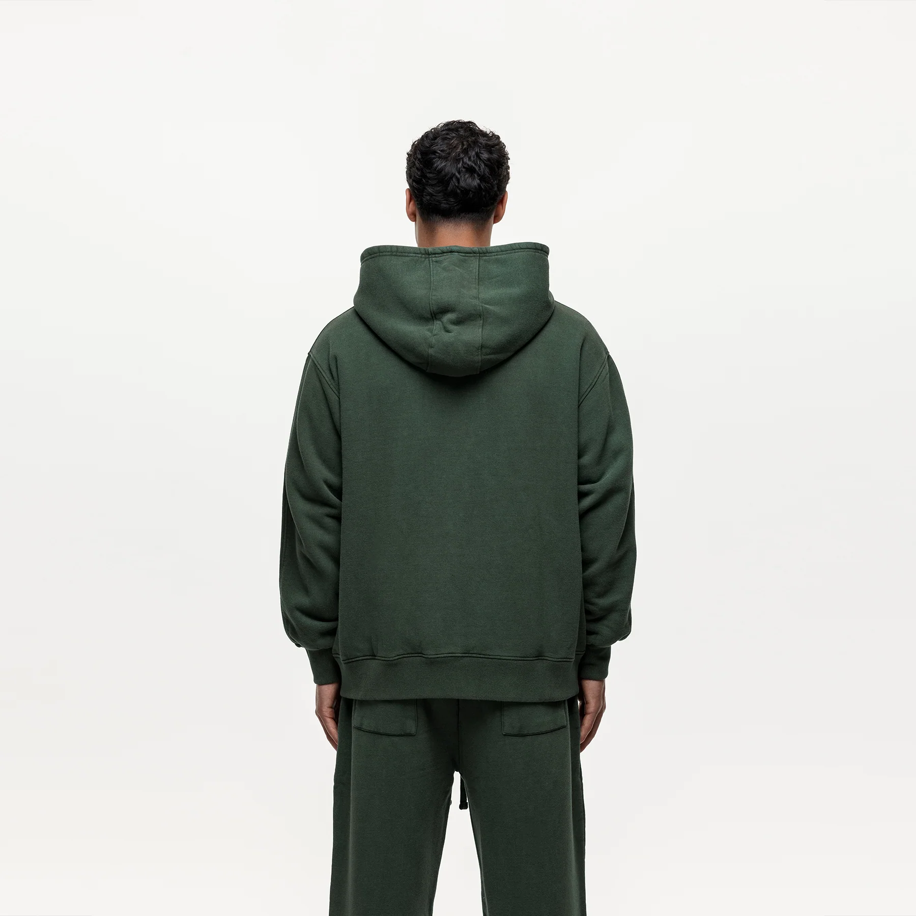 Vintage Washed Green Hoodie - Image 3