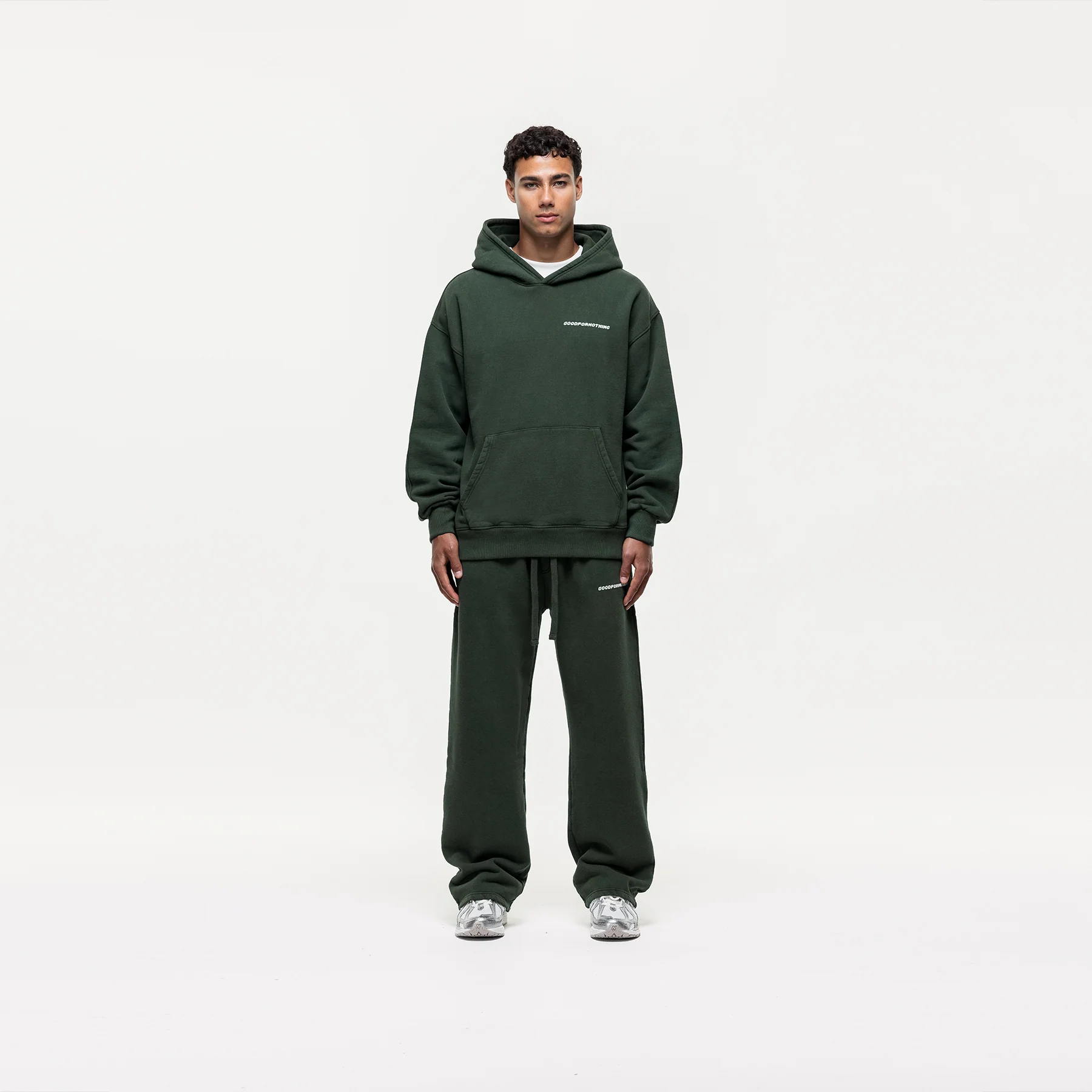 Vintage Washed Green Hoodie - Image 4