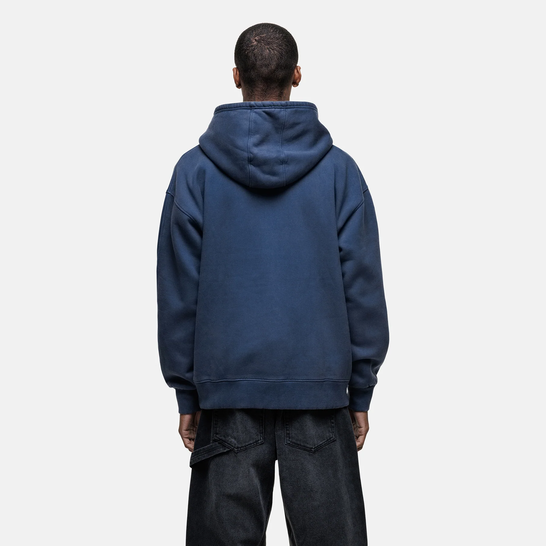 Vintage Blue Wash Hoodie - Image 3