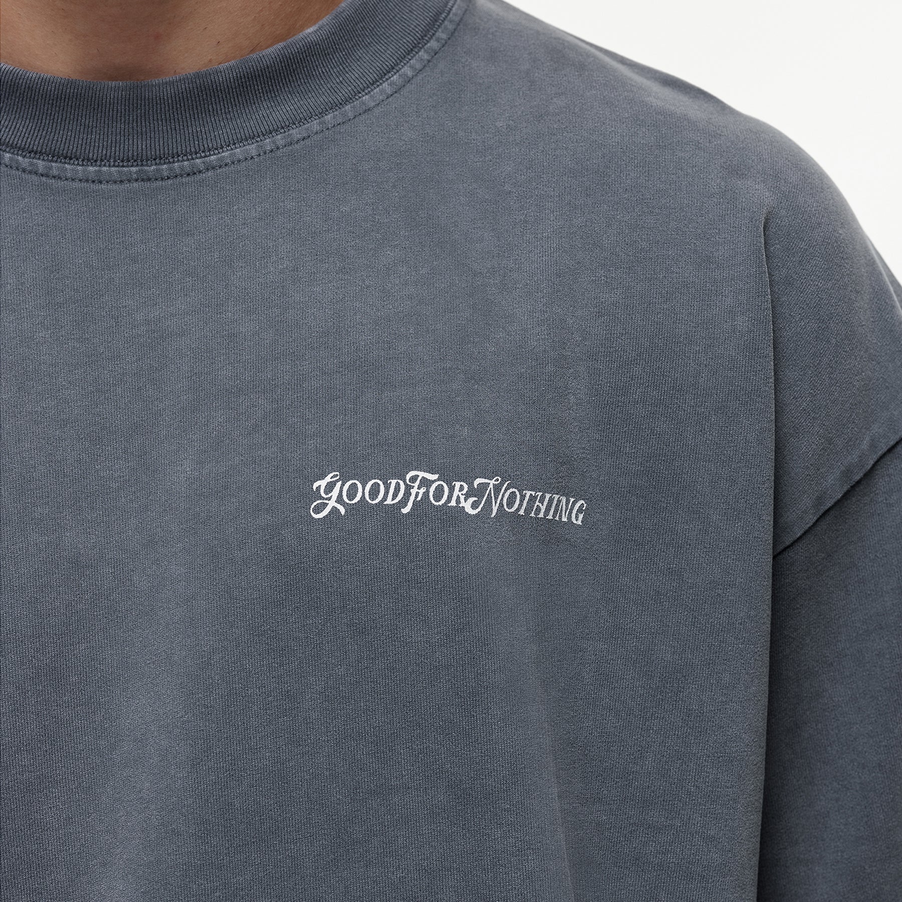 Vintage Washed Grey T-shirt - Image 3