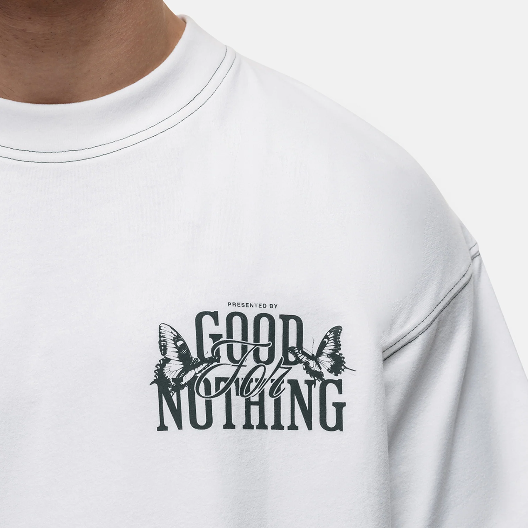 Dakota Butterfly White T-shirt - Image 3
