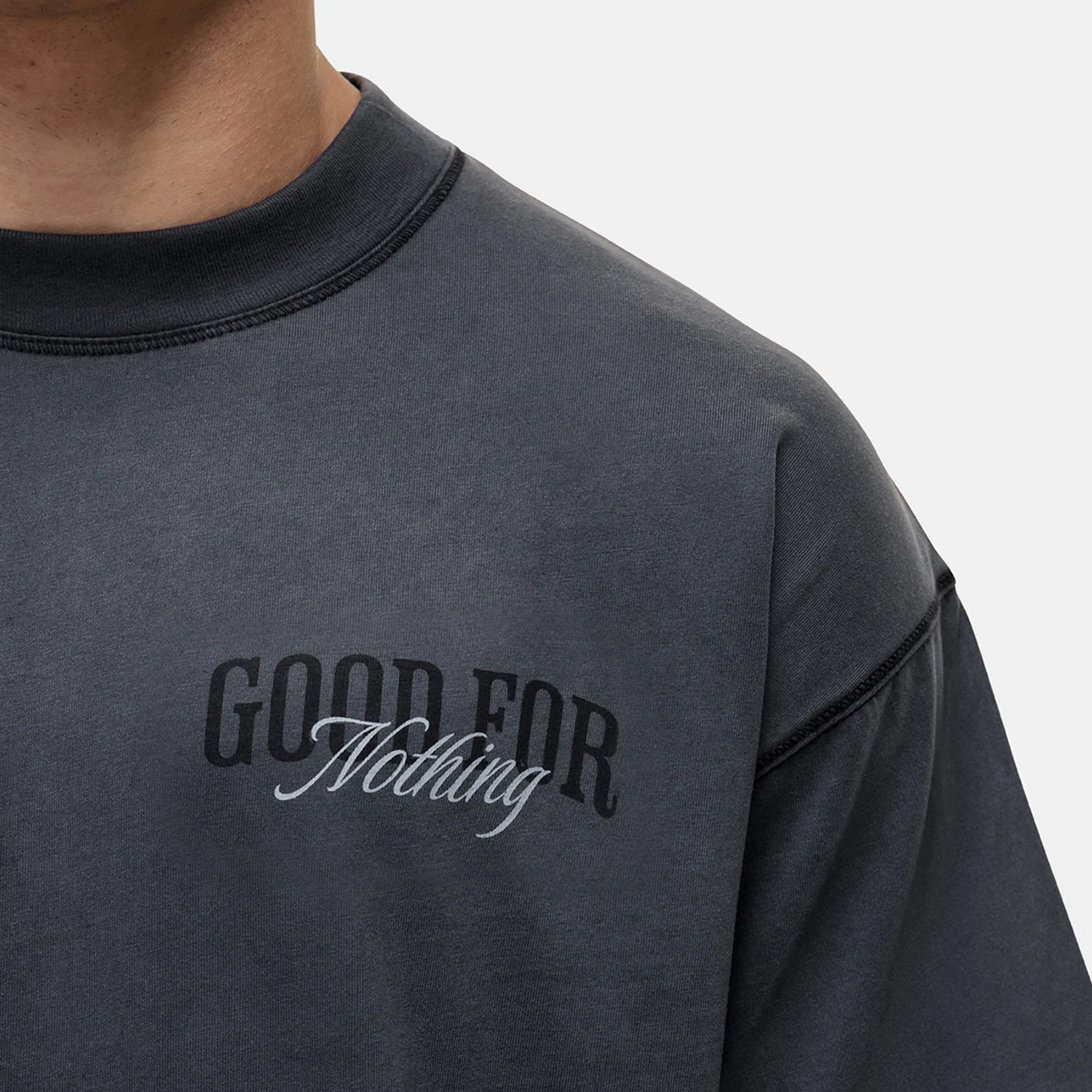 Revival Gradient Black T-shirt - Image 4