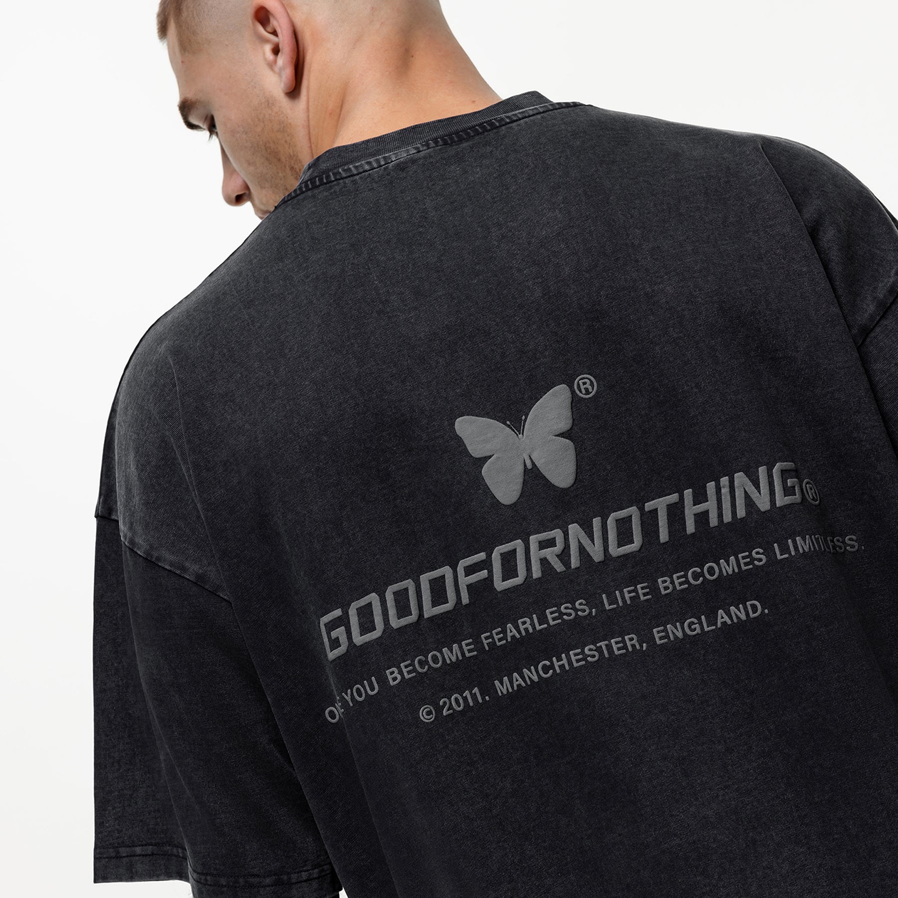 Spirit Black Washed T-shirt (Final Sale) - Image 4