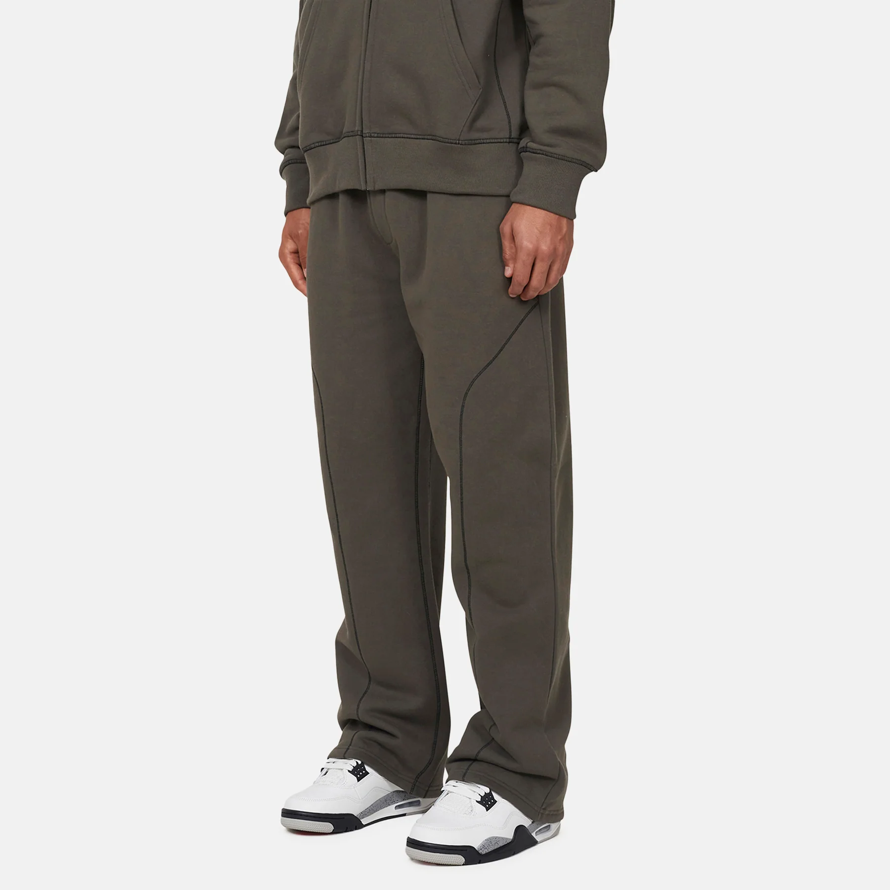 Overlock Gunmetal Sweatpants - Image 2