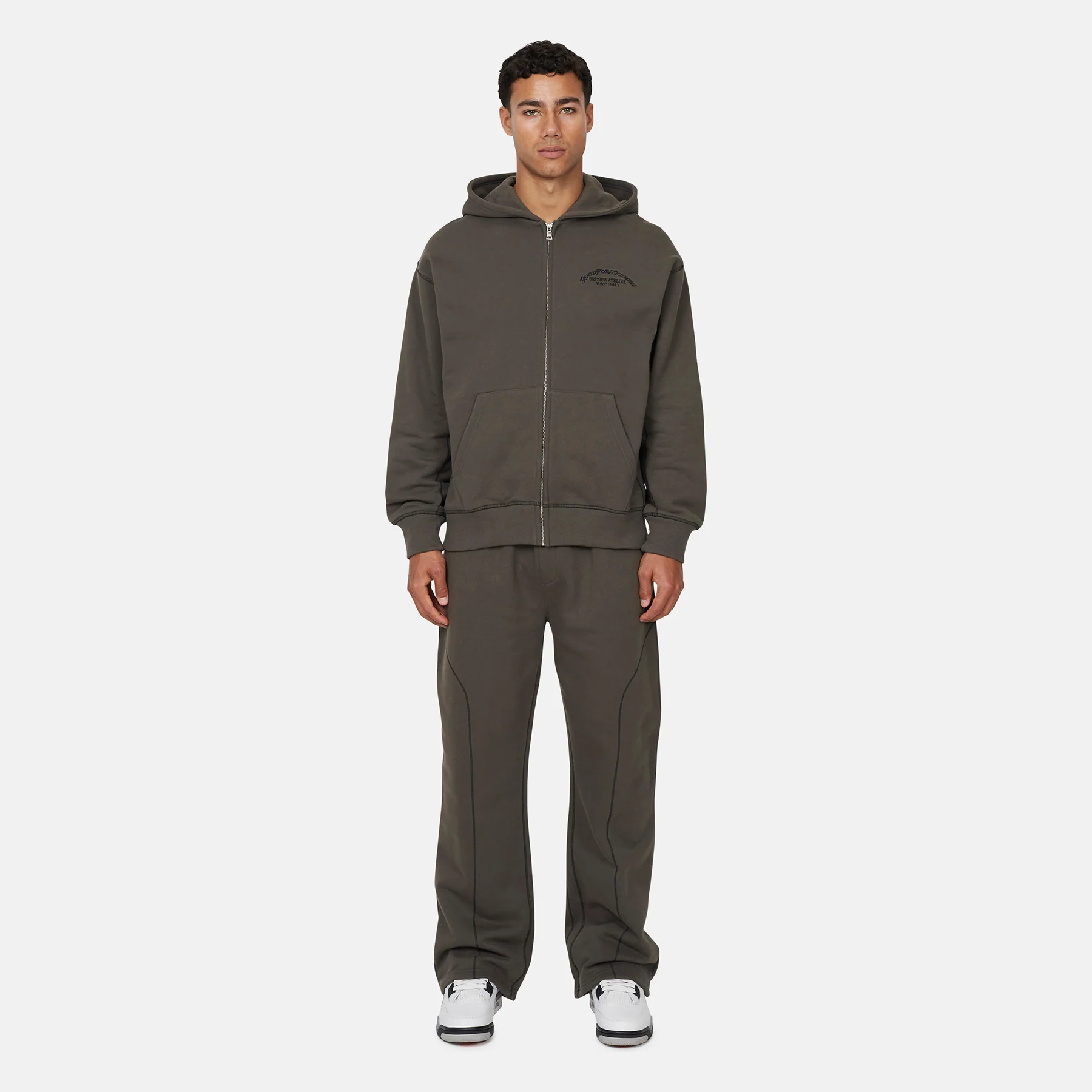 Overlock Gunmetal Sweatpants - Image 3